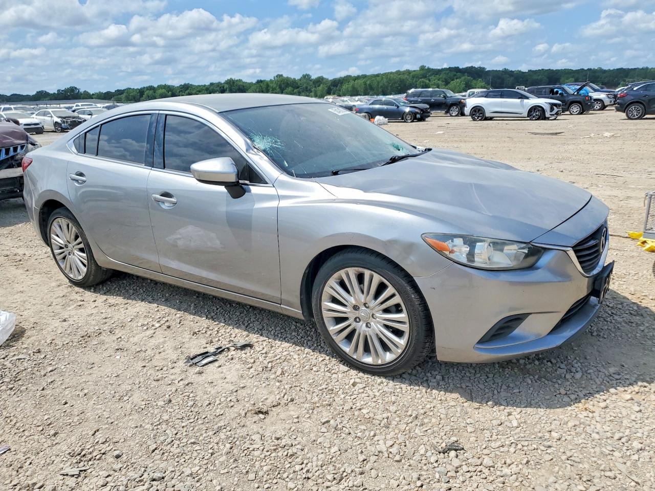 2014 Mazda 6 Touring Gray vin: JM1GJ1V60E1118095