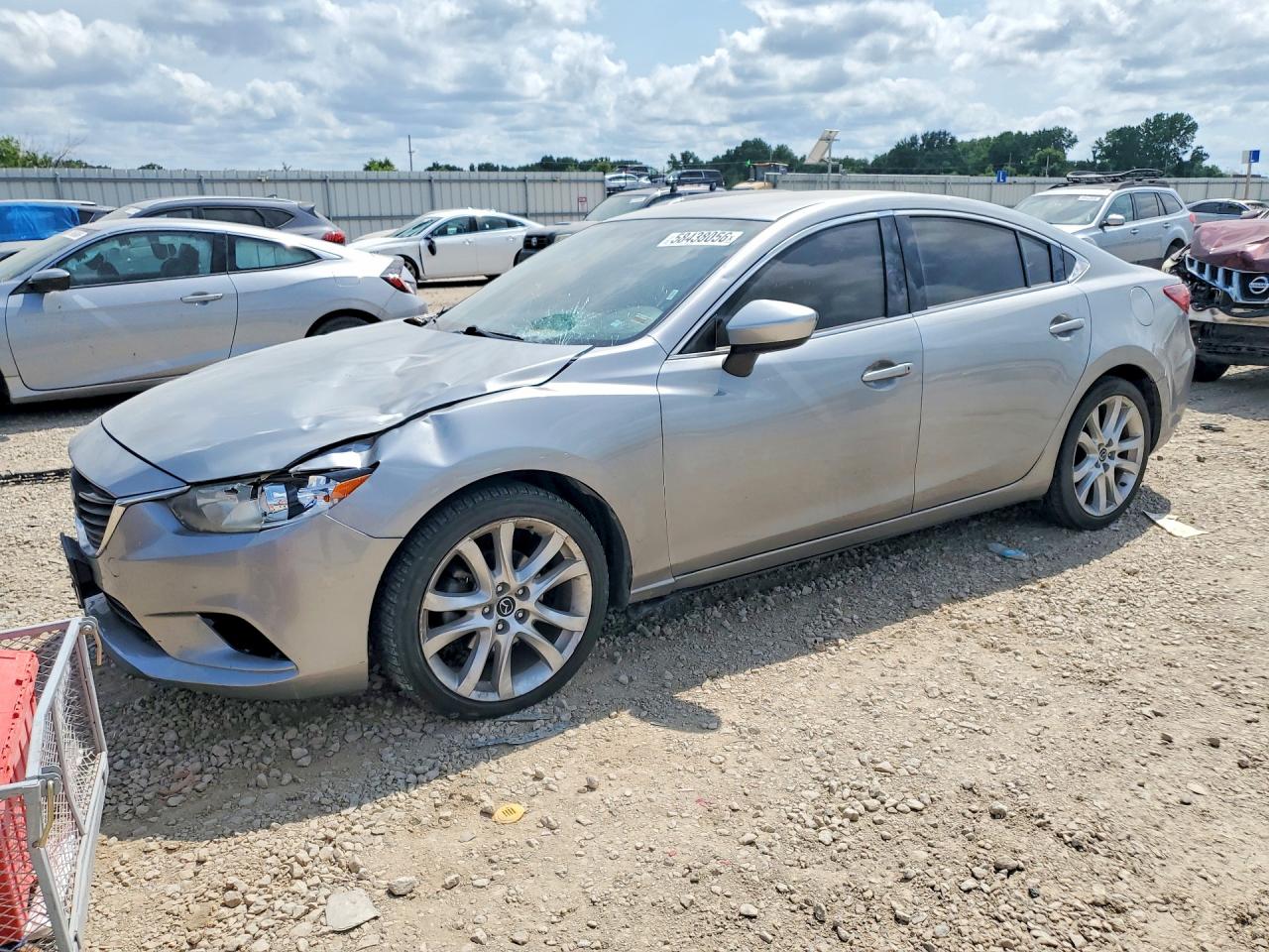 2014 Mazda 6 Touring Серый vin: JM1GJ1V60E1118095