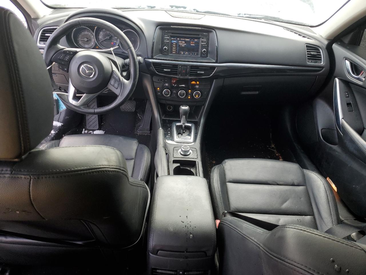 2014 Mazda 6 Черный vin: JM1GJ1V60E1126939
