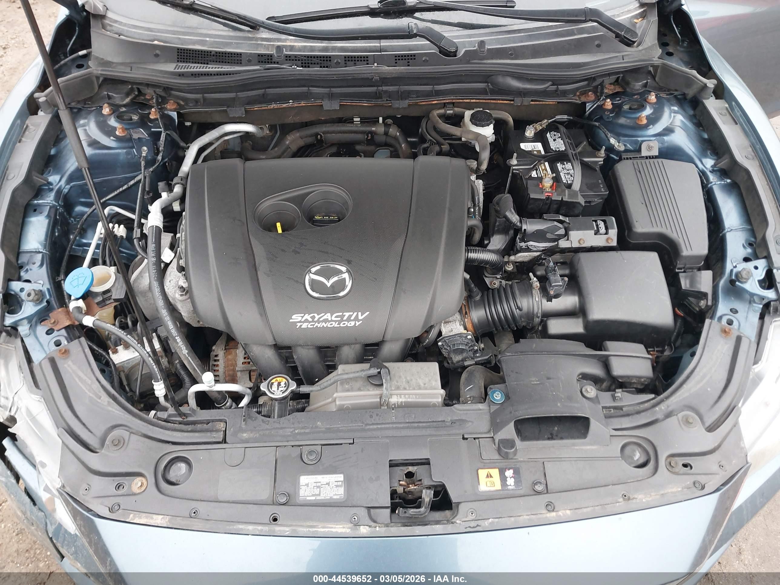2014 Mazda Mazda6 I Touring Blue vin: JM1GJ1V60E1130490