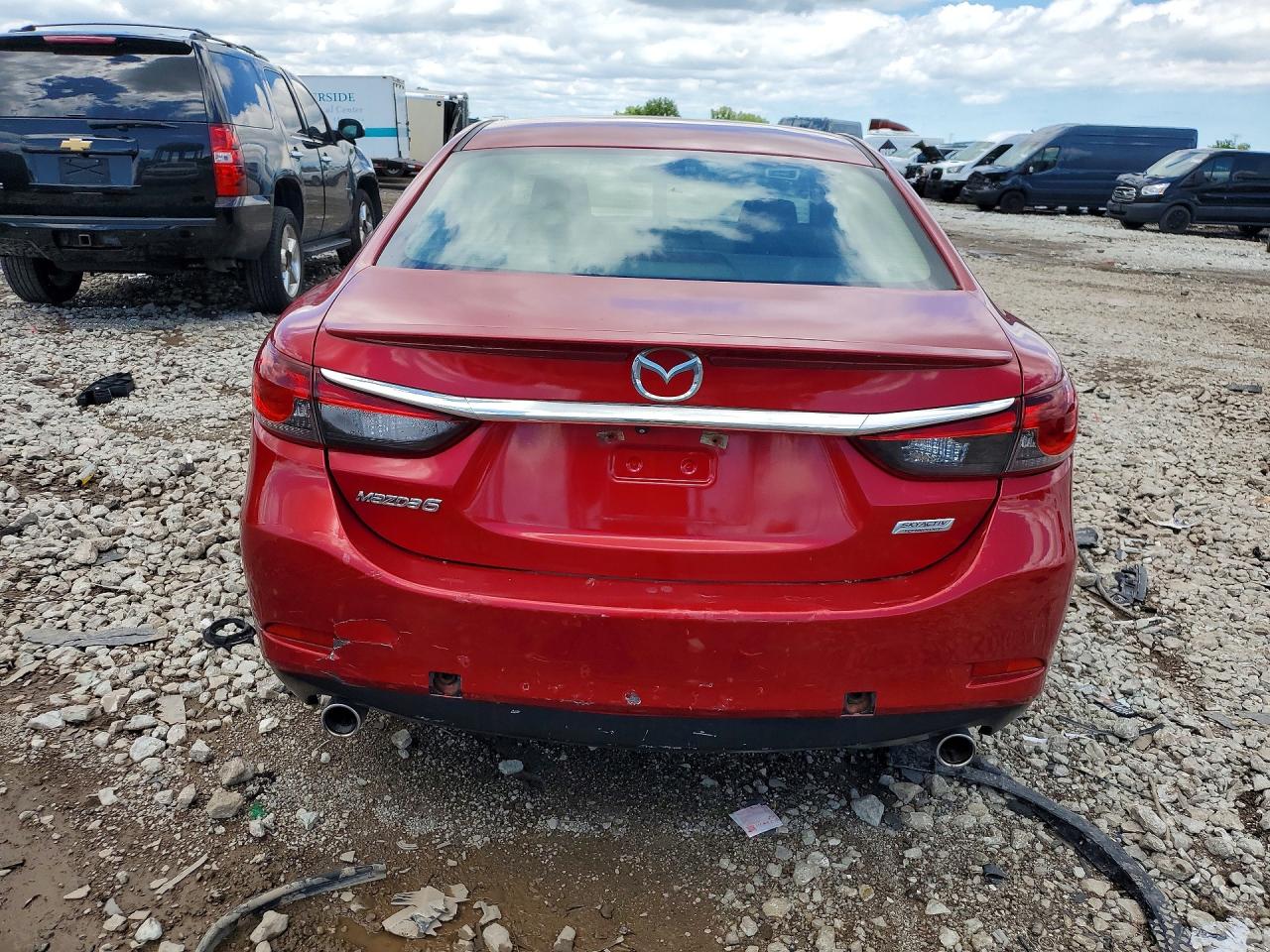 2014 Mazda 6 Touring Красный vin: JM1GJ1V60E1134734