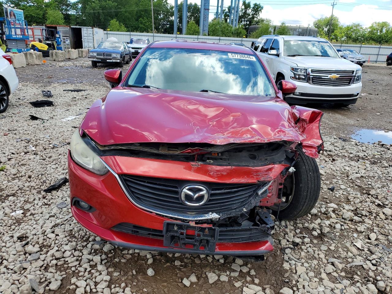 2014 Mazda 6 Touring Красный vin: JM1GJ1V60E1134734