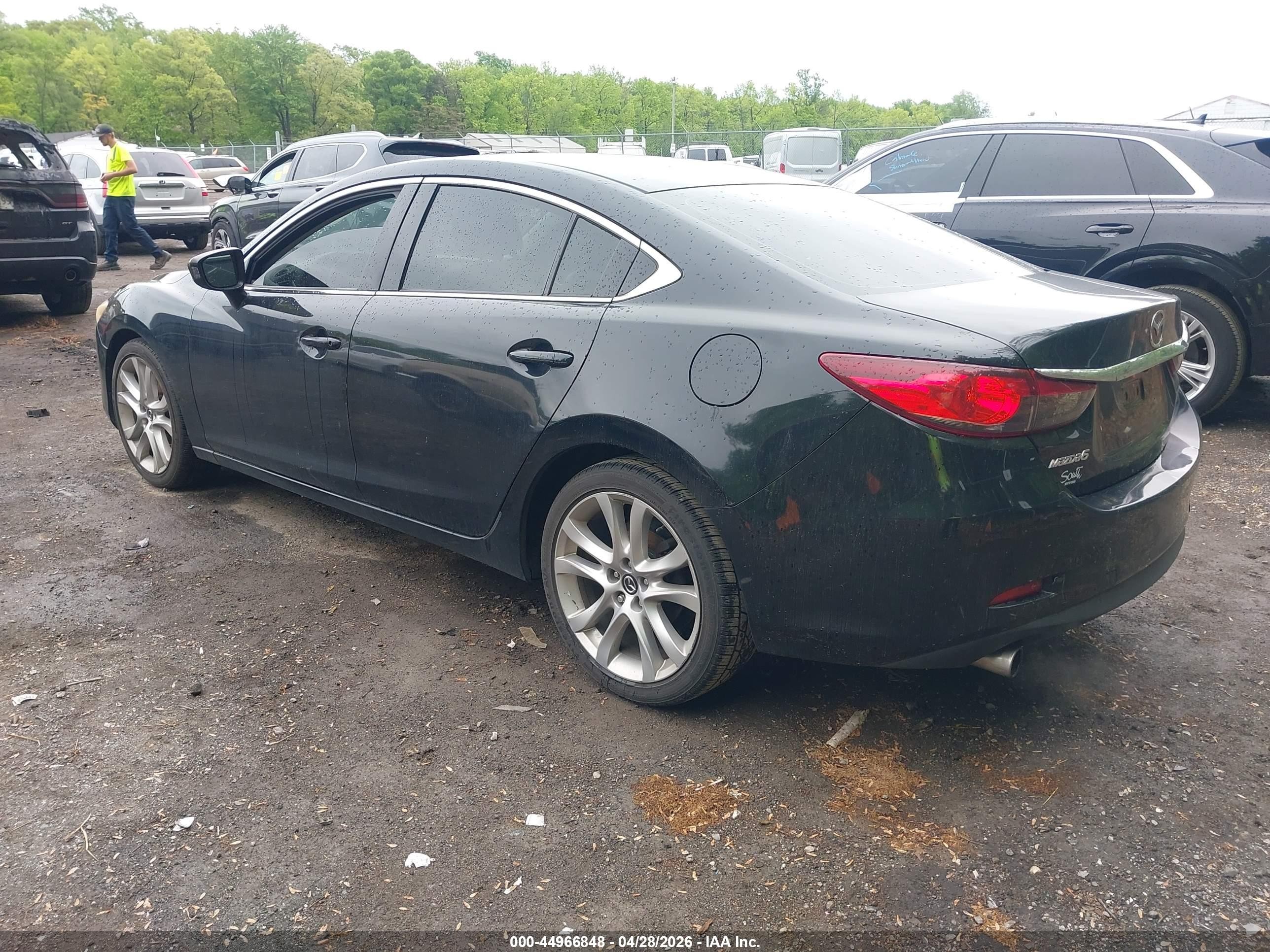 2014 Mazda Mazda6 I Touring Black vin: JM1GJ1V60E1161383
