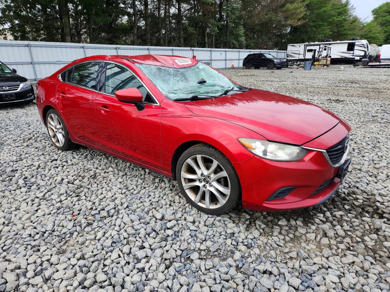 2015 Mazda 6 Touring Red vin: JM1GJ1V60F1166018