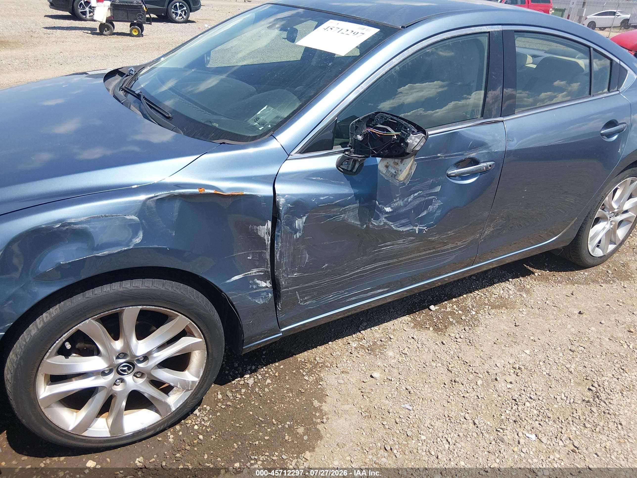 2015 Mazda Mazda6 I Touring Blue vin: JM1GJ1V60F1166147