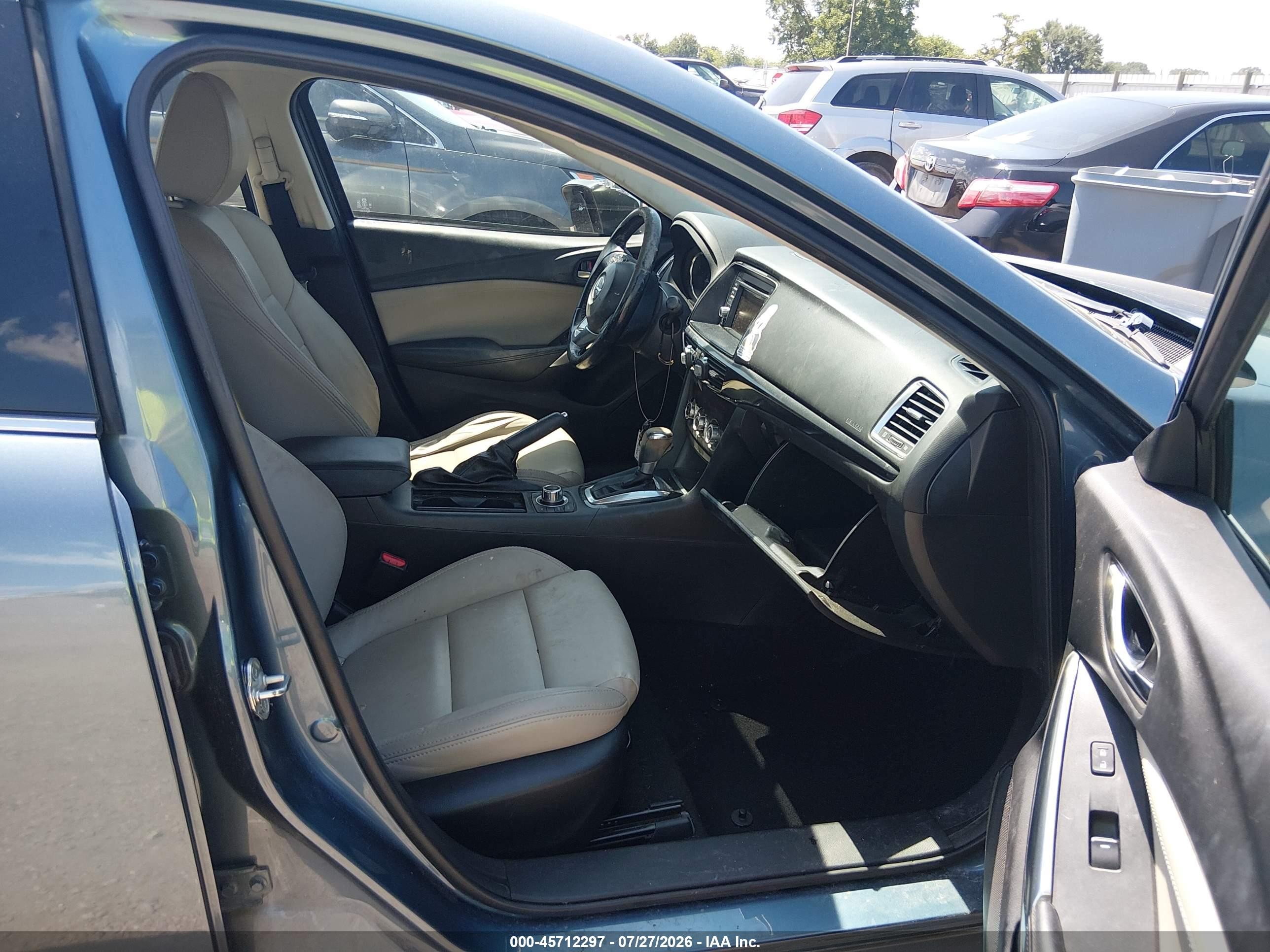 2015 Mazda Mazda6 I Touring Blue vin: JM1GJ1V60F1166147