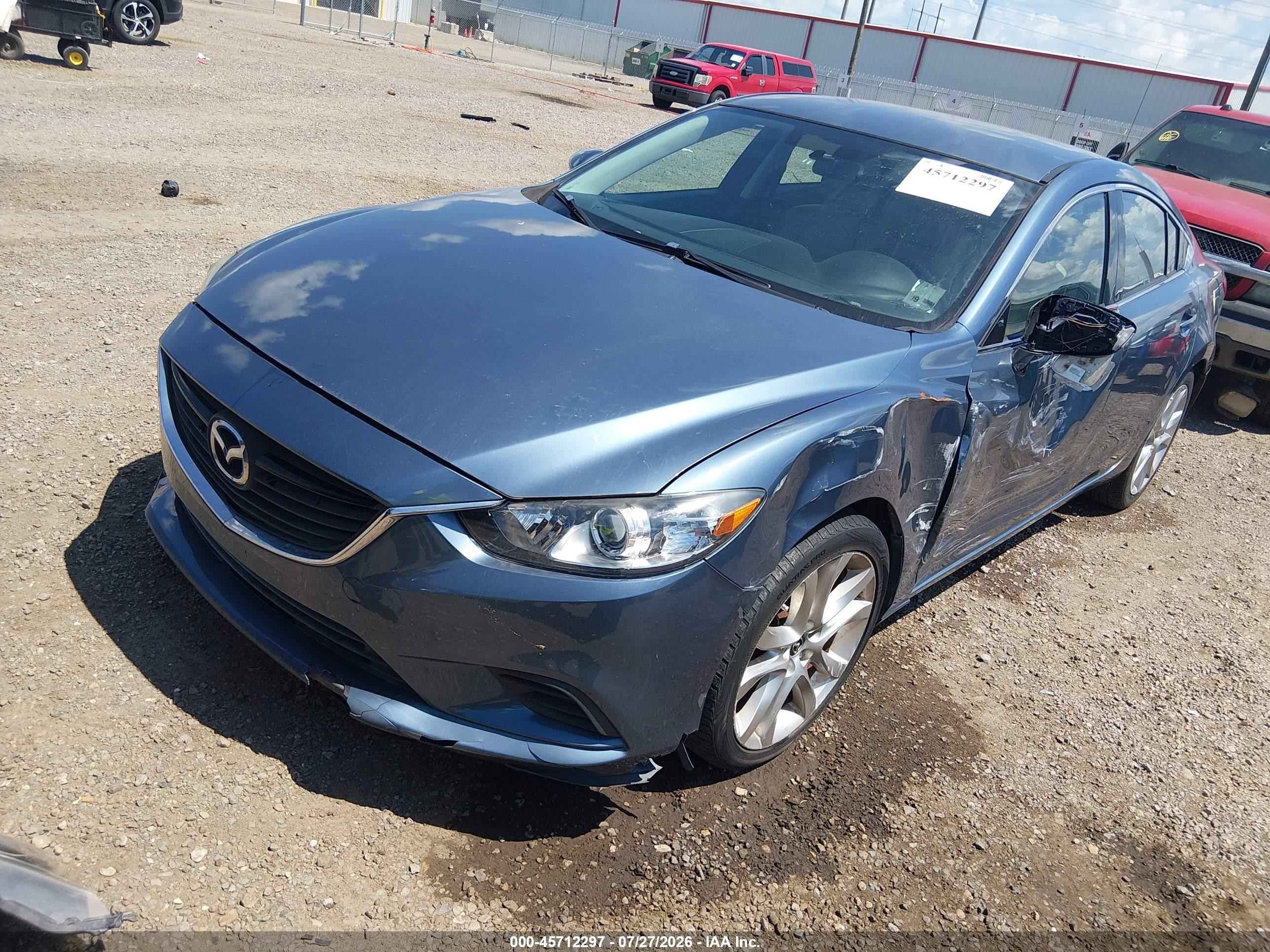 2015 Mazda Mazda6 I Touring Blue vin: JM1GJ1V60F1166147