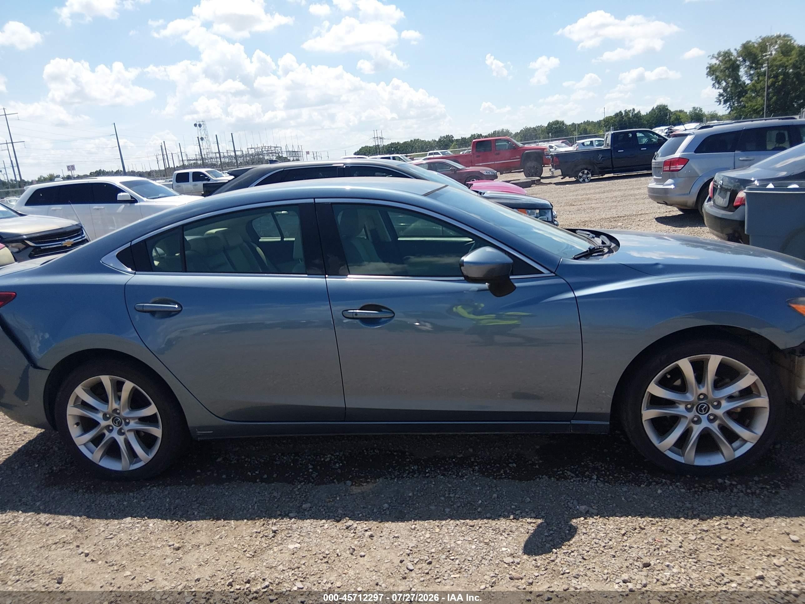 2015 Mazda Mazda6 I Touring Blue vin: JM1GJ1V60F1166147