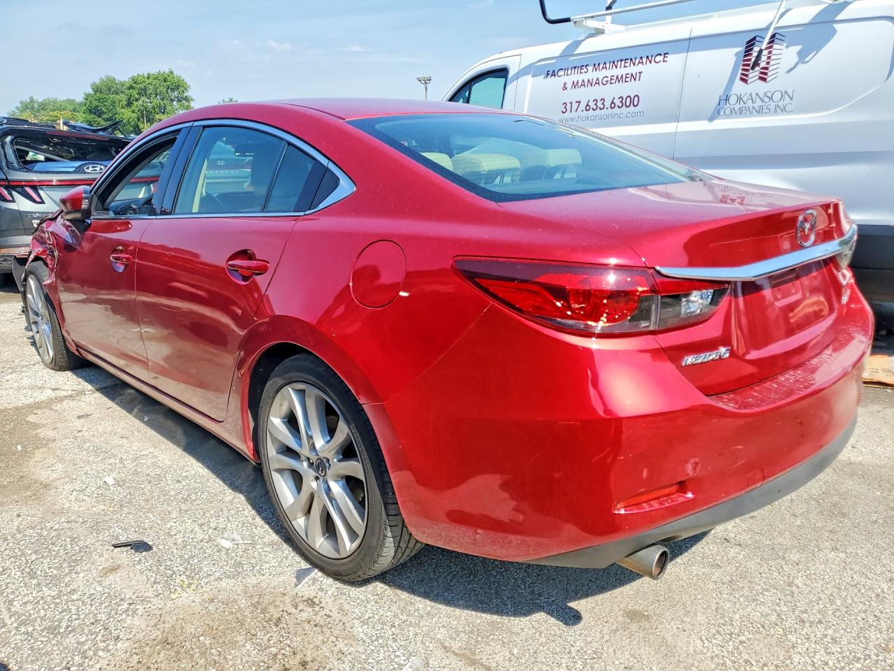 2015 Mazda 6 Touring Красный vin: JM1GJ1V60F1173745