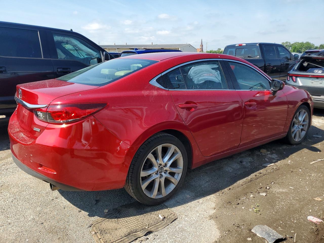 2015 Mazda 6 Touring Красный vin: JM1GJ1V60F1173745
