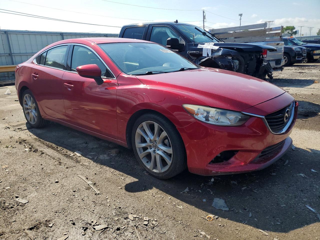 2015 Mazda 6 Touring Красный vin: JM1GJ1V60F1173745