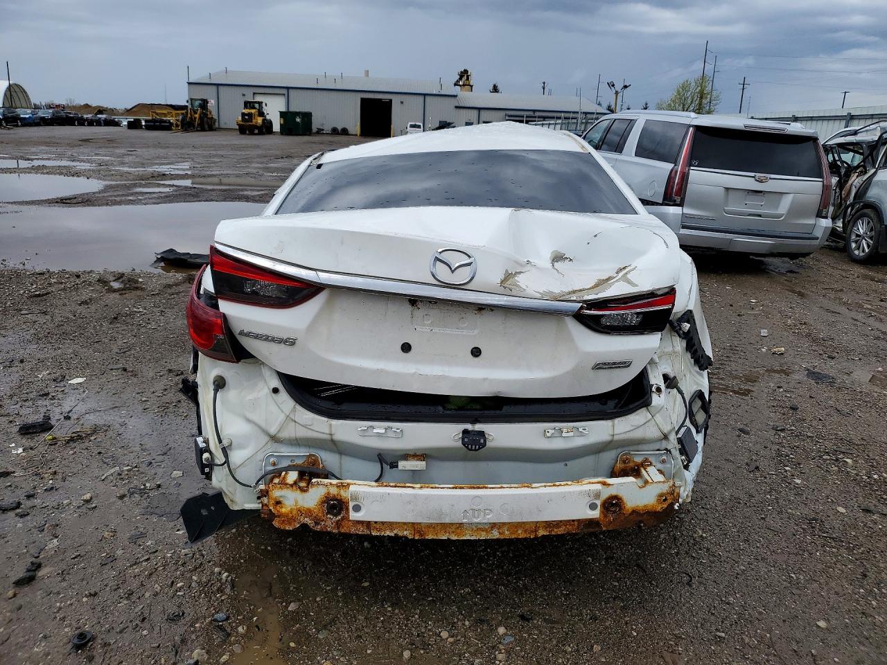 2014 Mazda 6 Touring White vin: JM1GJ1V61E1119322