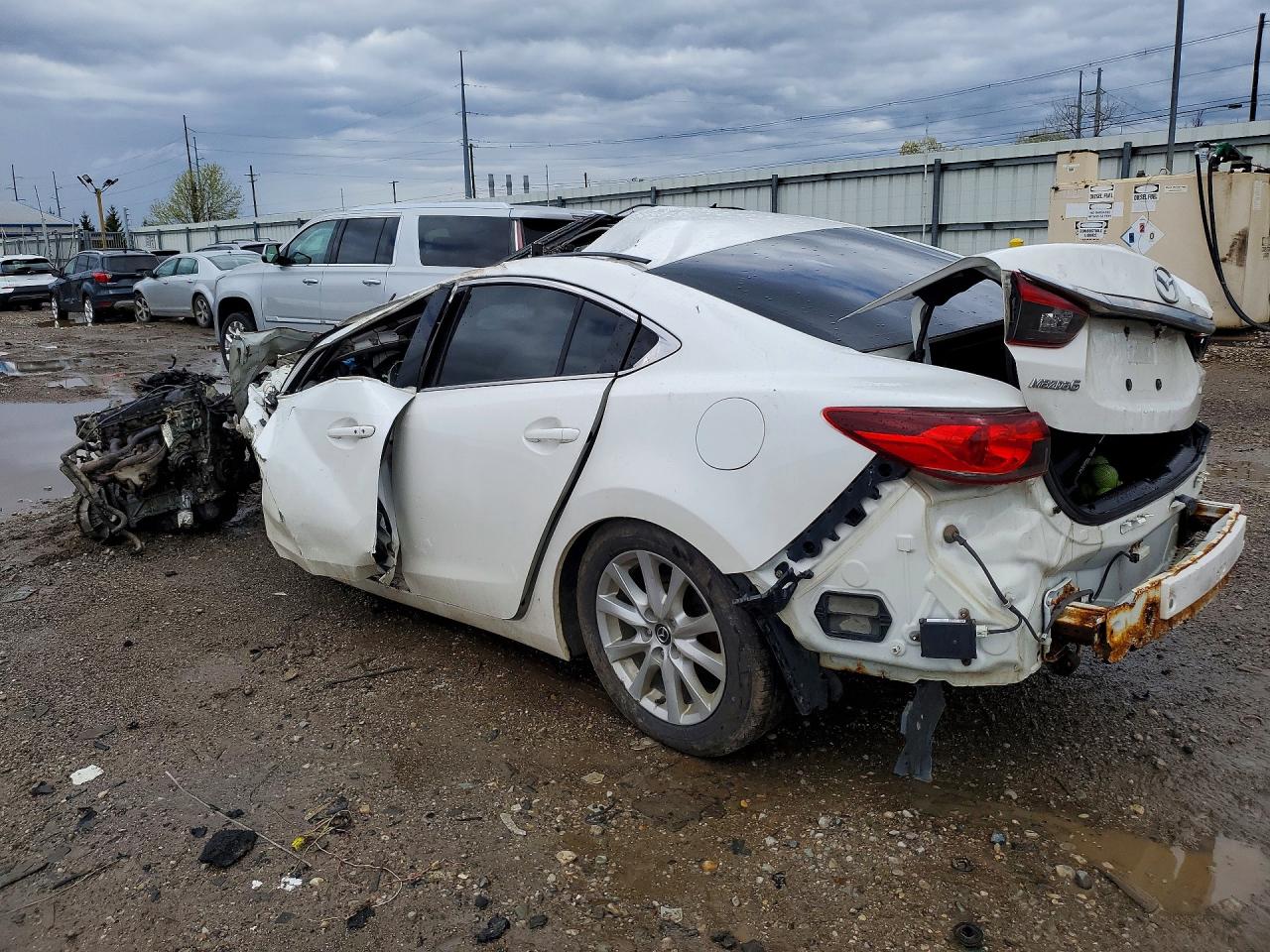 2014 Mazda 6 Touring White vin: JM1GJ1V61E1119322
