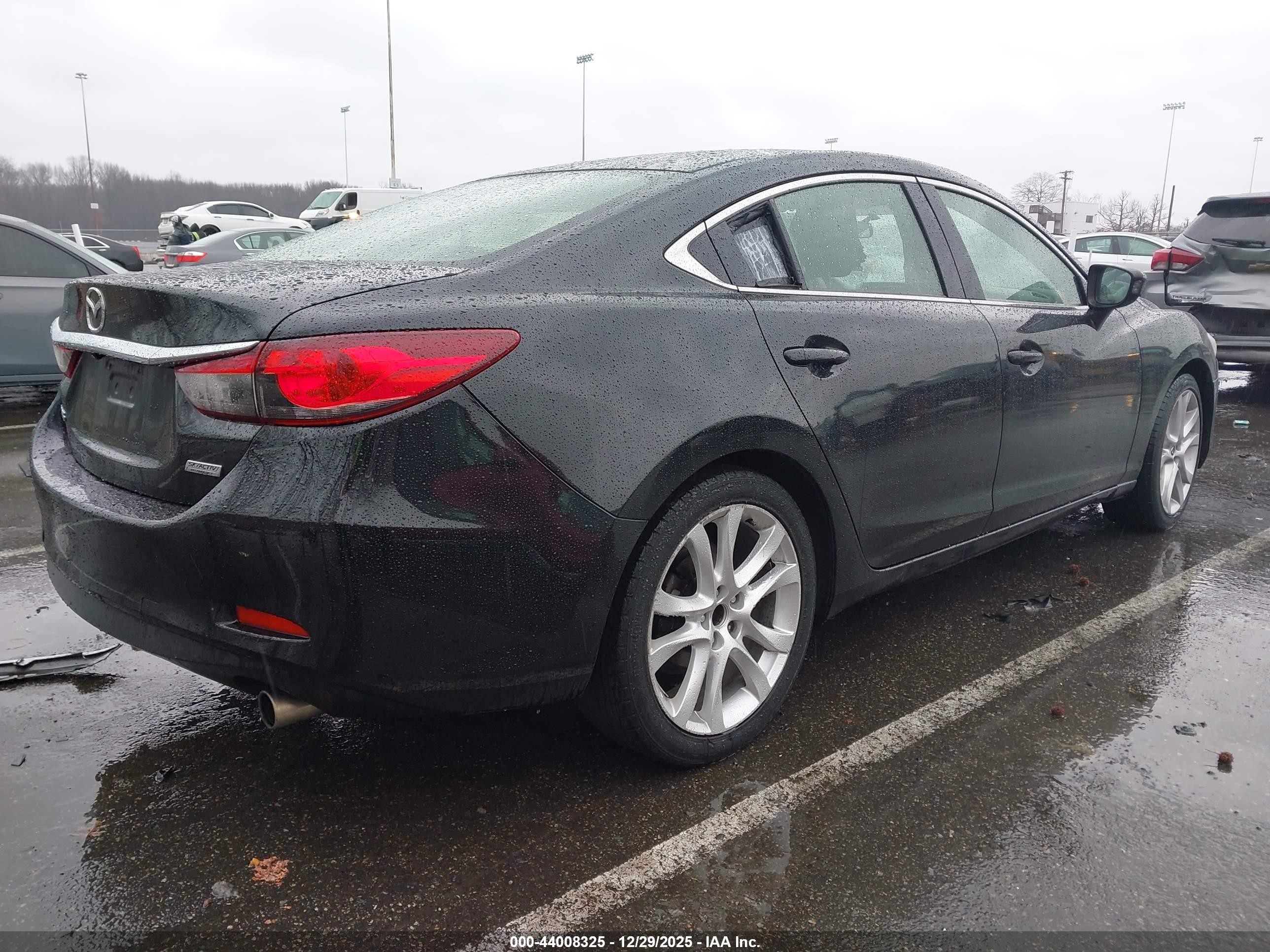 2014 Mazda Mazda6 I Touring Black vin: JM1GJ1V61E1134063