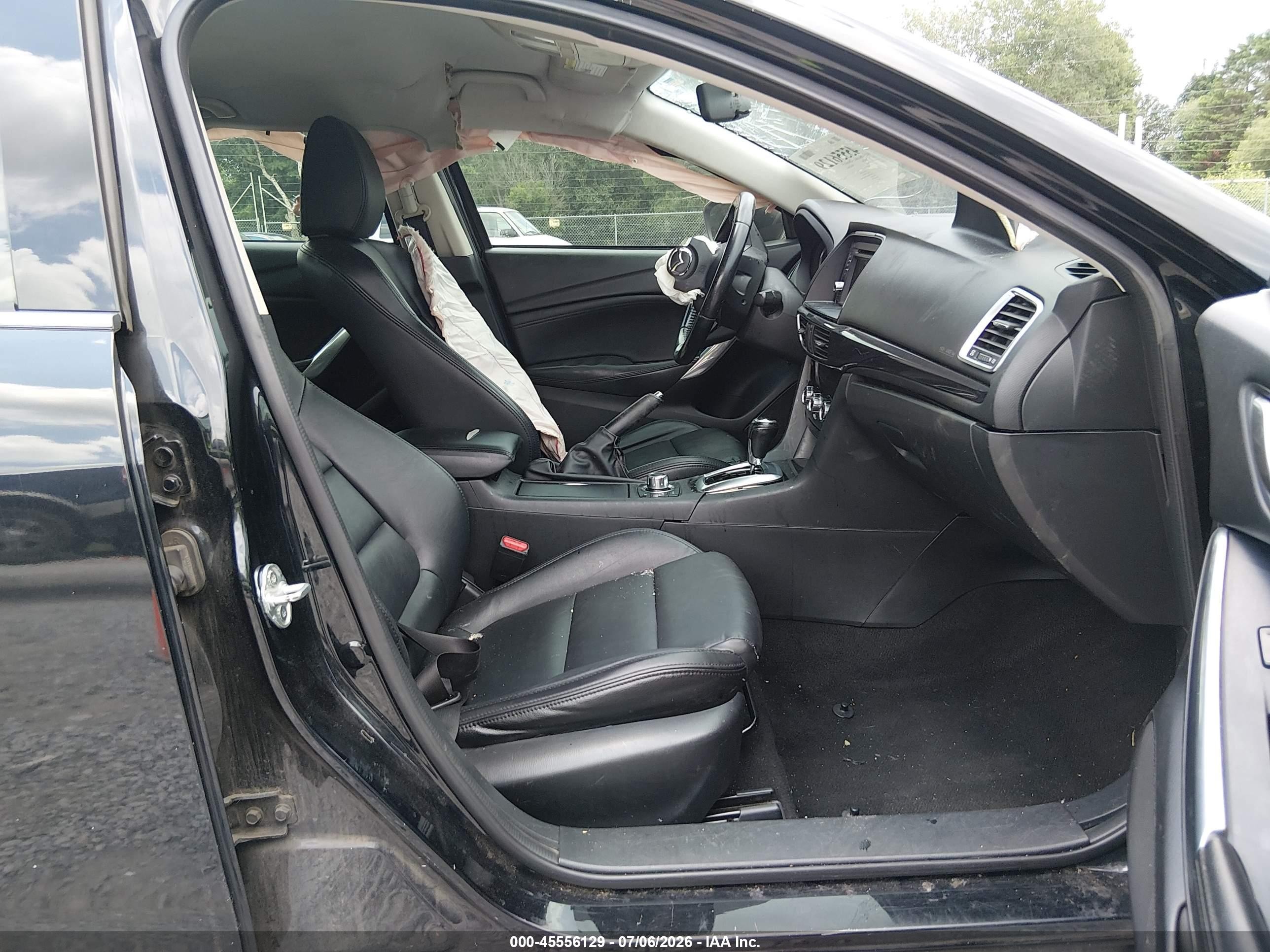 2014 Mazda Mazda6   Black vin: JM1GJ1V62E1128692