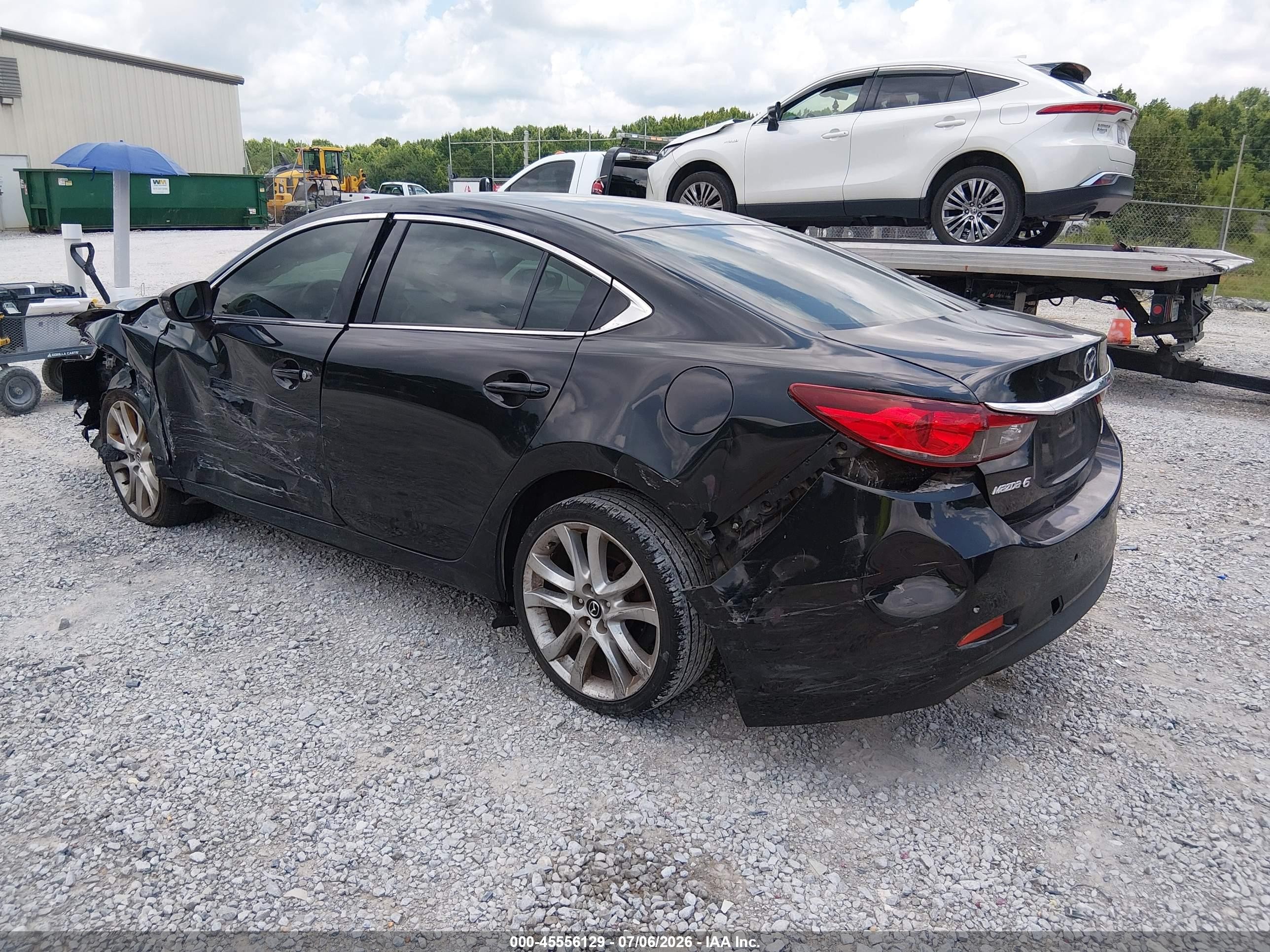2014 Mazda Mazda6   Black vin: JM1GJ1V62E1128692