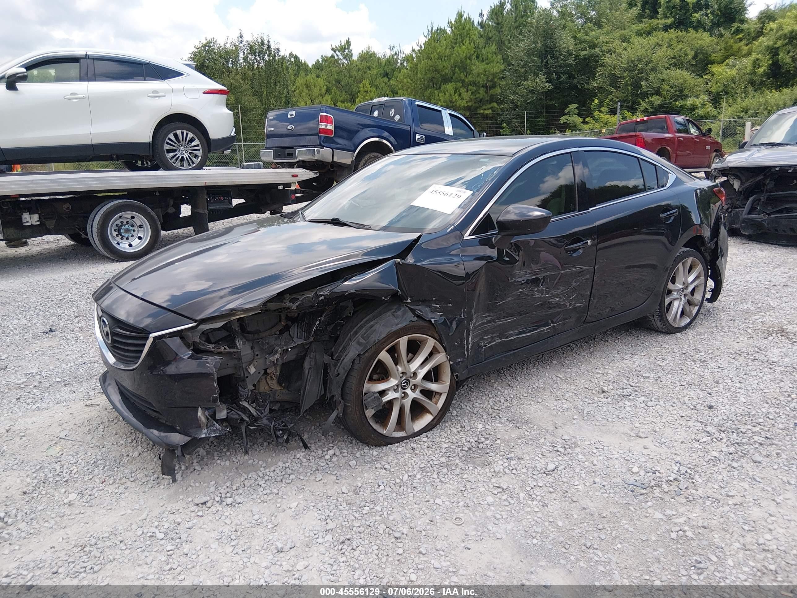 2014 Mazda Mazda6   Black vin: JM1GJ1V62E1128692
