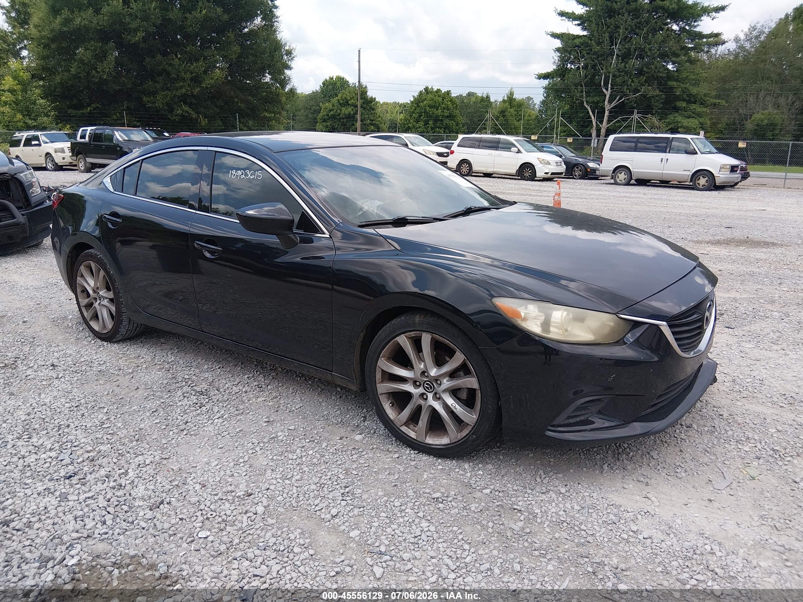2014 Mazda Mazda6   Black vin: JM1GJ1V62E1128692
