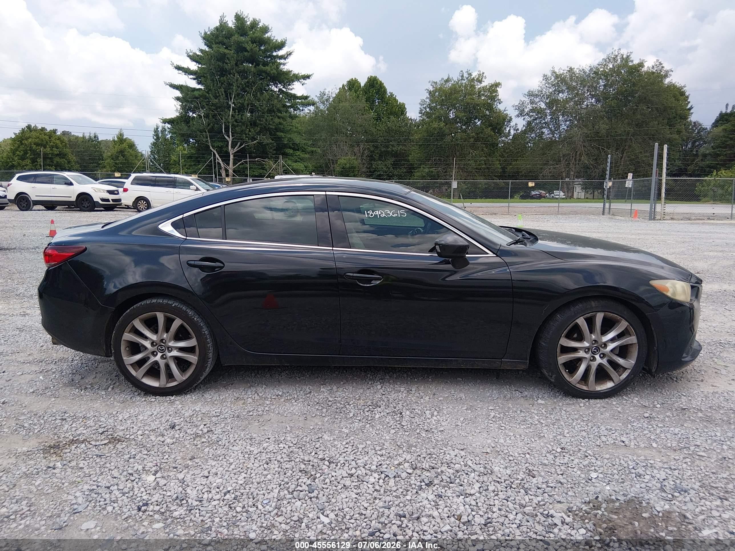 2014 Mazda Mazda6   Black vin: JM1GJ1V62E1128692