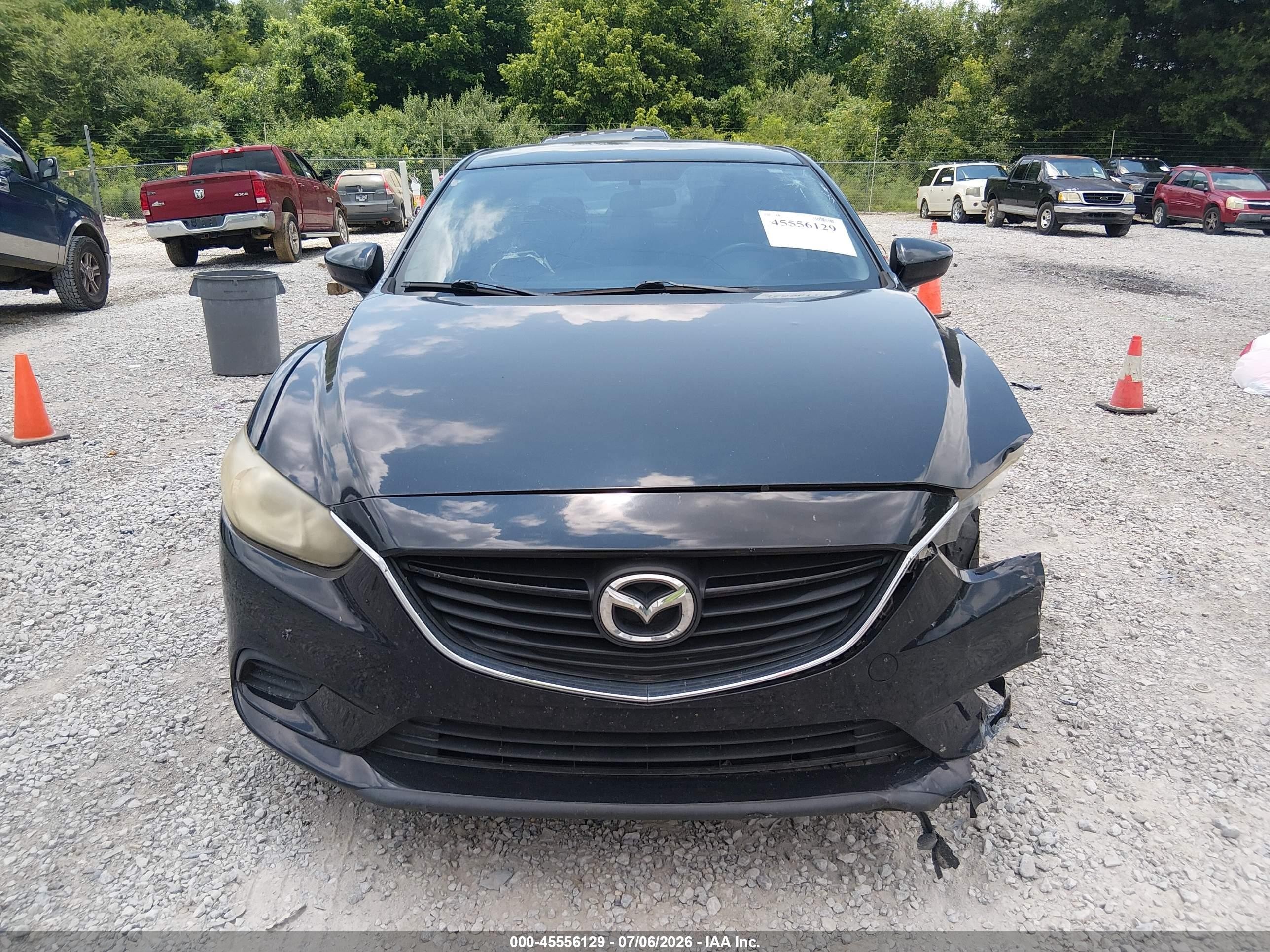 2014 Mazda Mazda6   Black vin: JM1GJ1V62E1128692