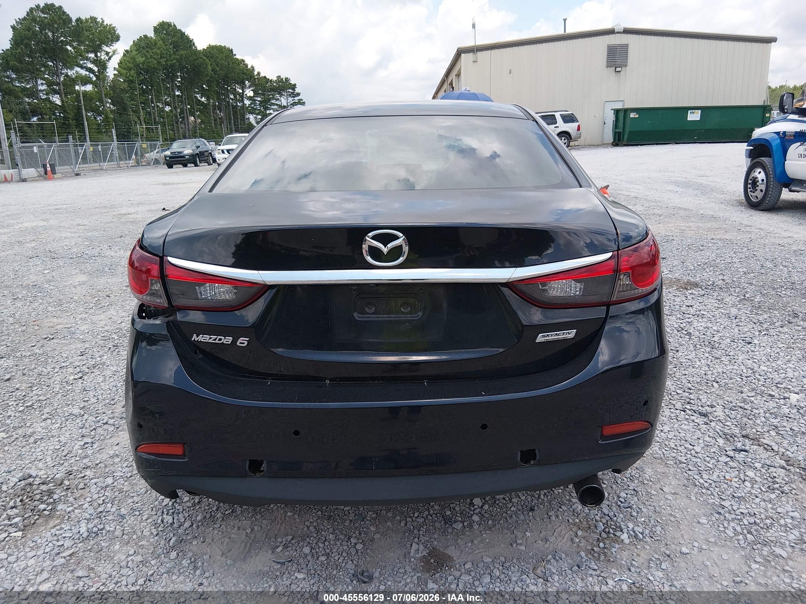 2014 Mazda Mazda6   Black vin: JM1GJ1V62E1128692