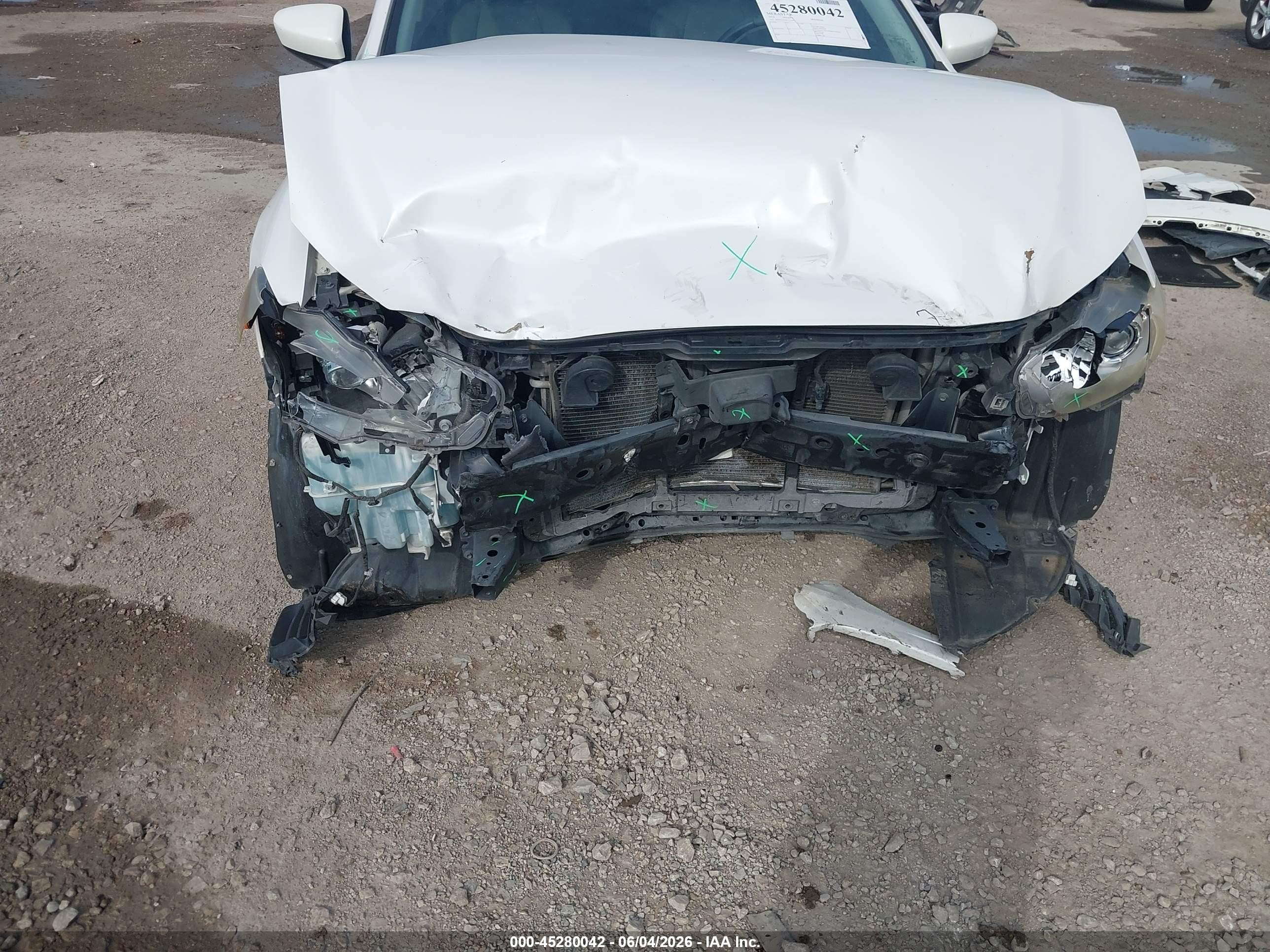 2014 Mazda Mazda6 I Touring Белый vin: JM1GJ1V62E1135092