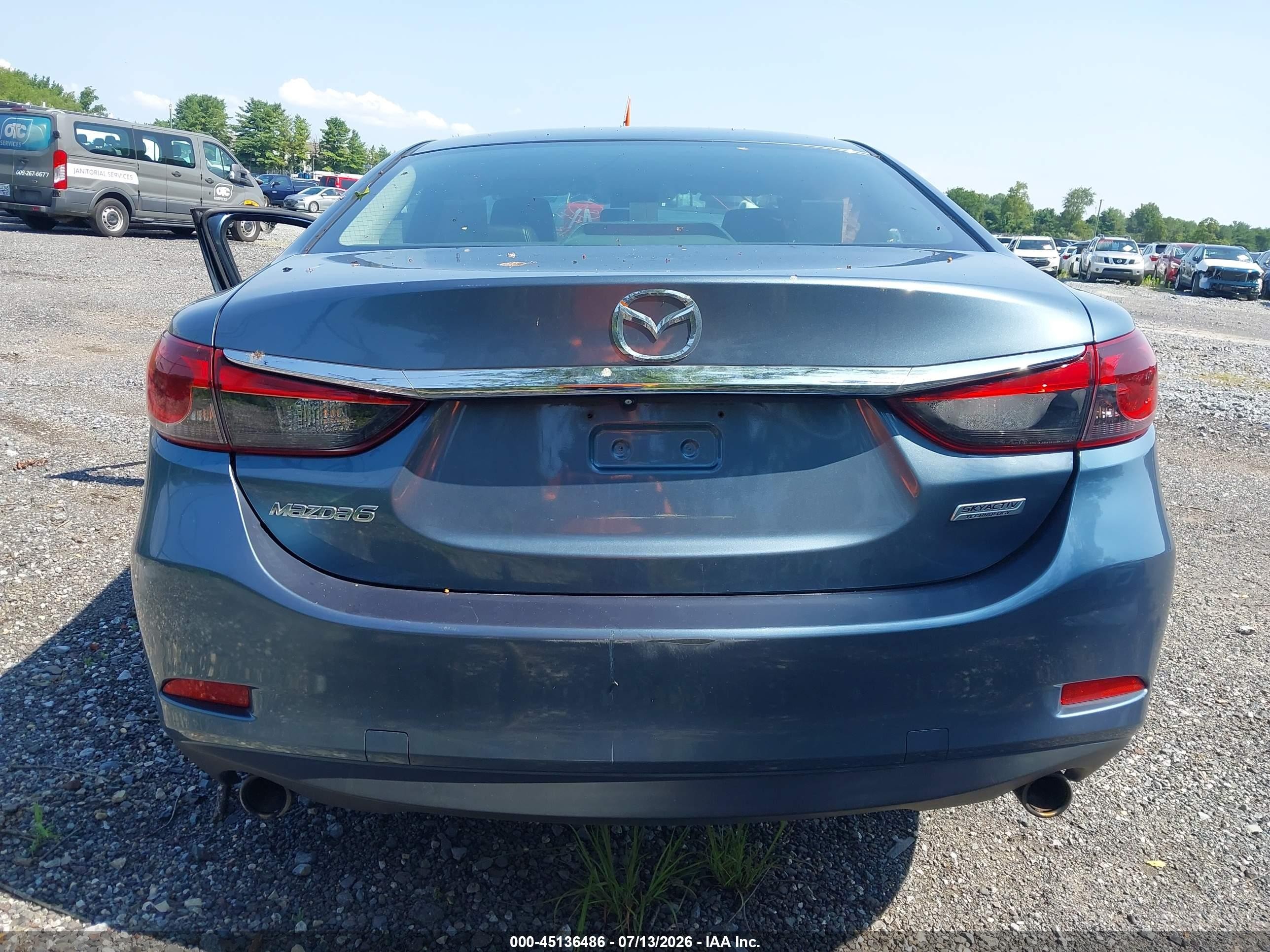2014 Mazda Mazda6   Blue vin: JM1GJ1V62E1148411