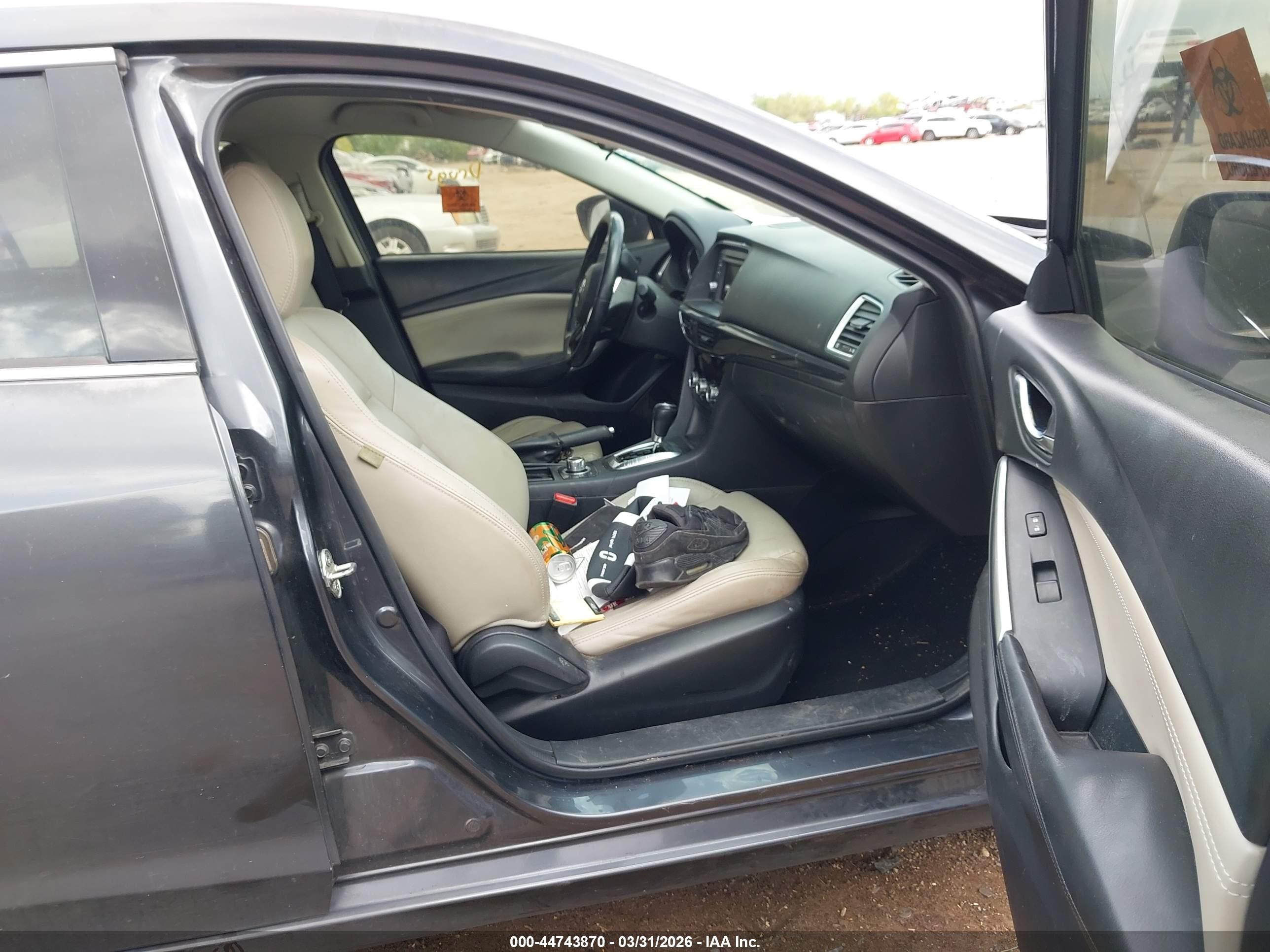 2014 Mazda Mazda6 I Touring Серый vin: JM1GJ1V62E1148926