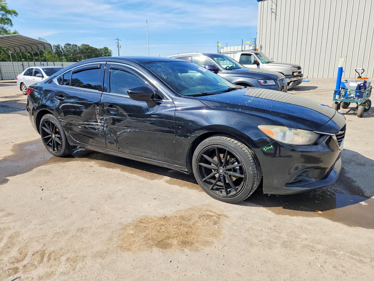 2014 Mazda 6 Touring Black vin: JM1GJ1V62E1159845