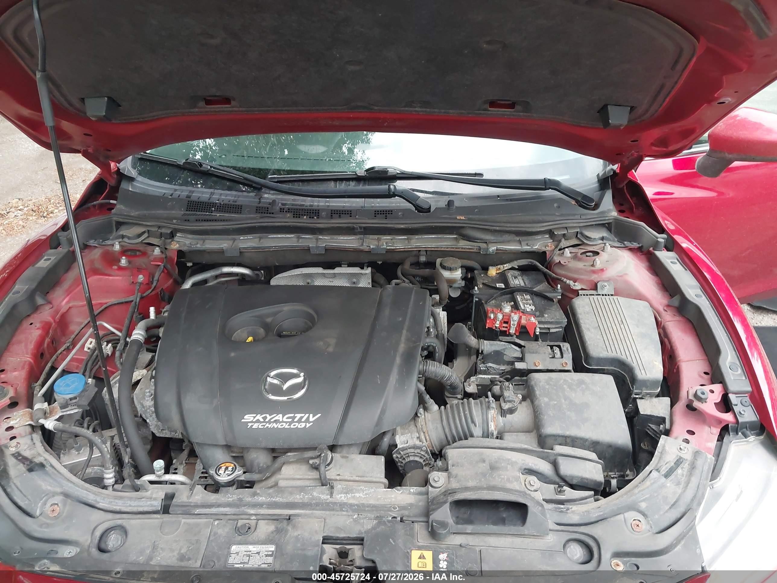 2015 Mazda Mazda6 I Touring Красный vin: JM1GJ1V62F1167221