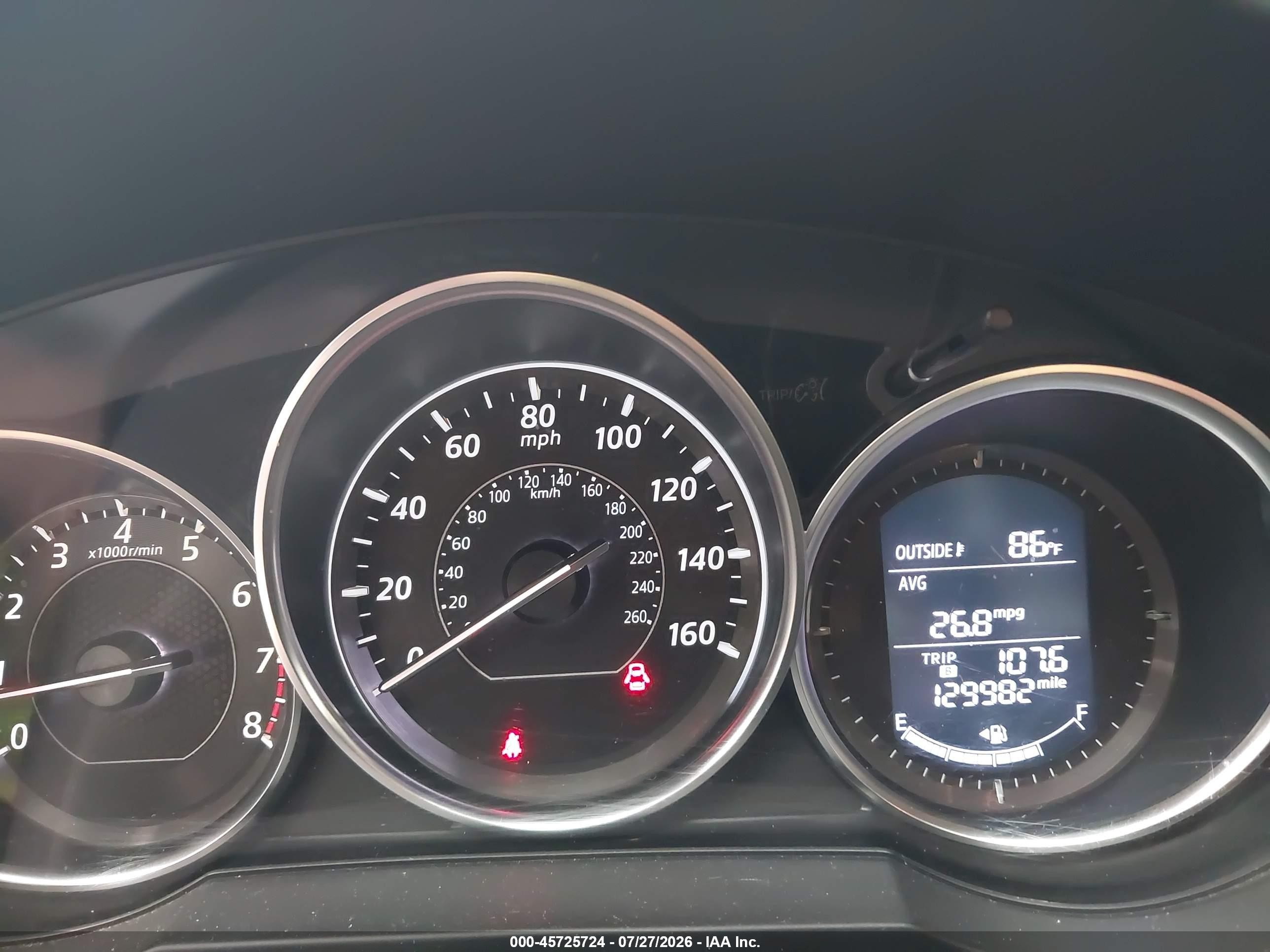 2015 Mazda Mazda6 I Touring Красный vin: JM1GJ1V62F1167221
