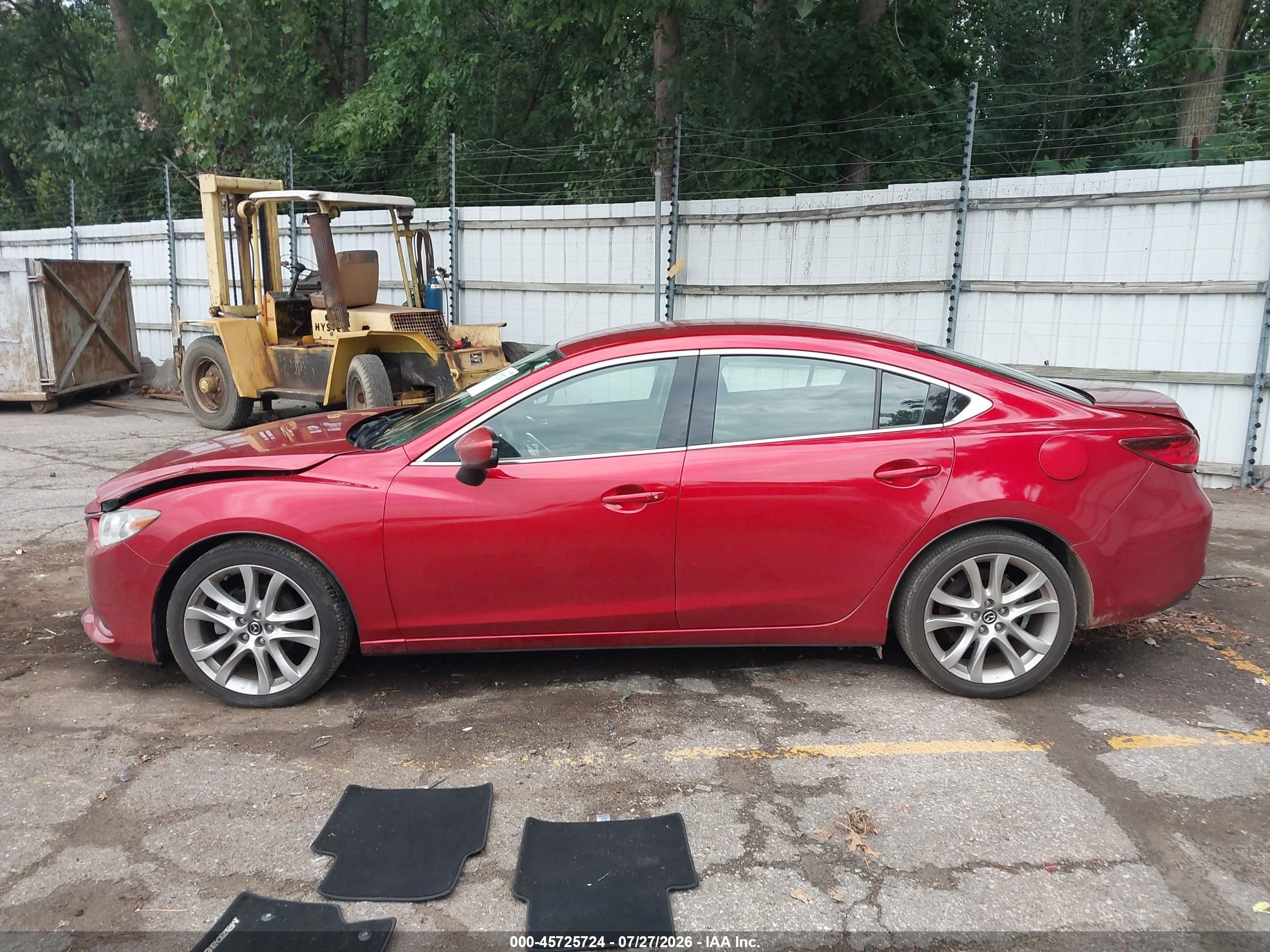 2015 Mazda Mazda6 I Touring Красный vin: JM1GJ1V62F1167221