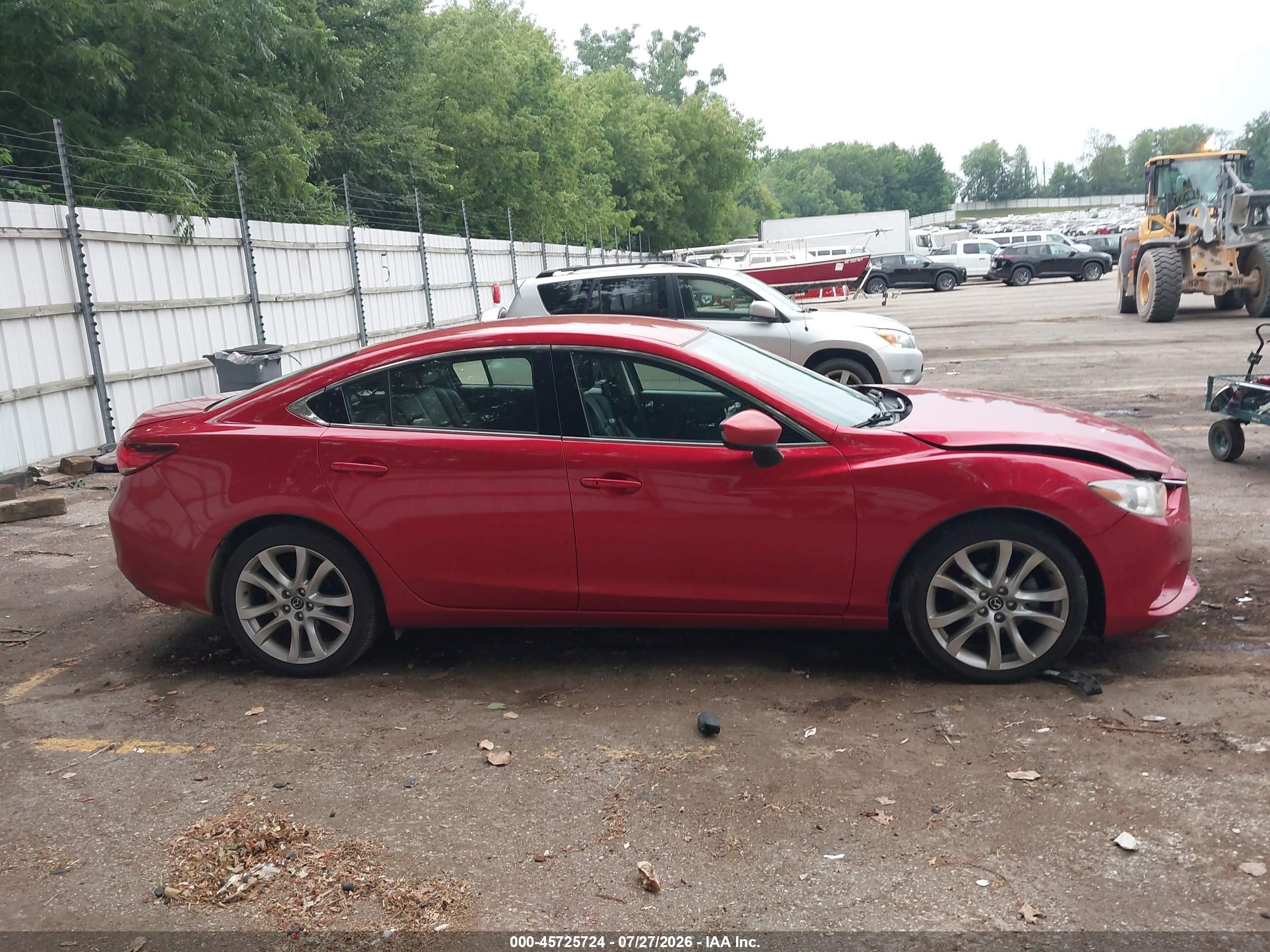 2015 Mazda Mazda6 I Touring Красный vin: JM1GJ1V62F1167221