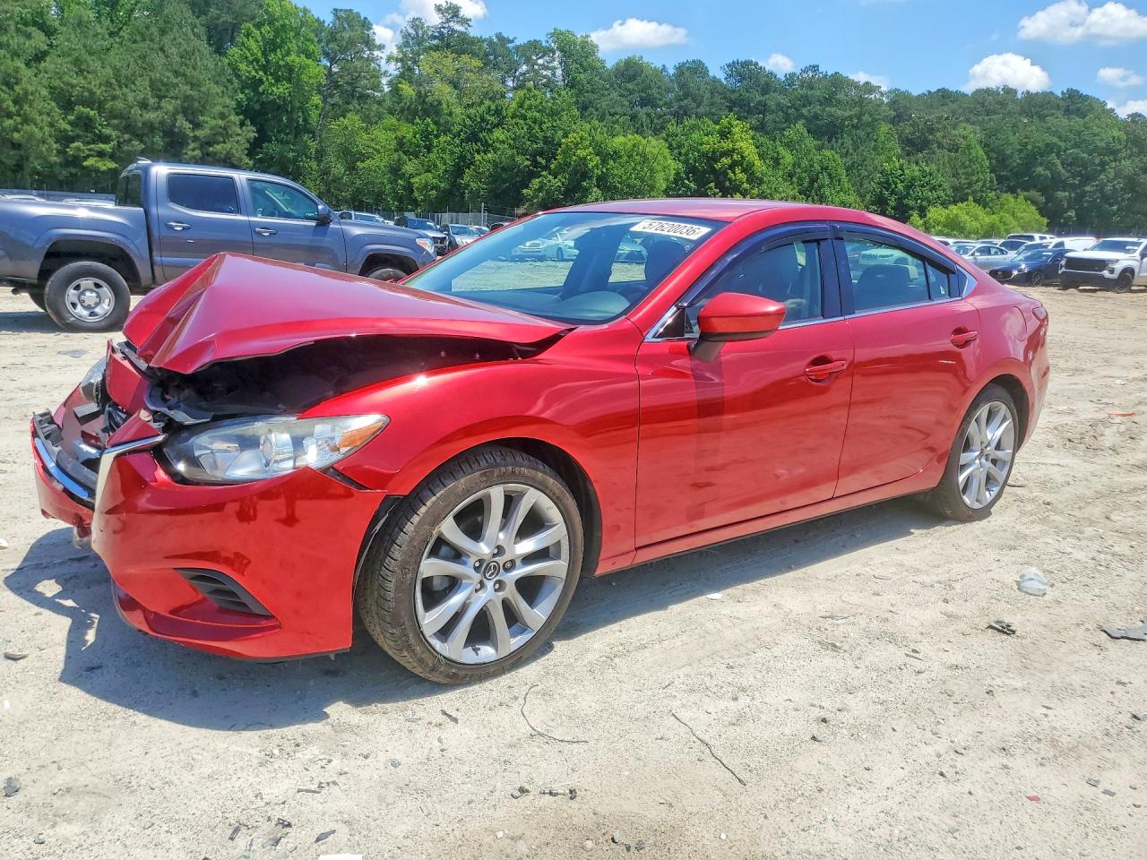 2015 Mazda 6 Touring Red vin: JM1GJ1V62F1170359