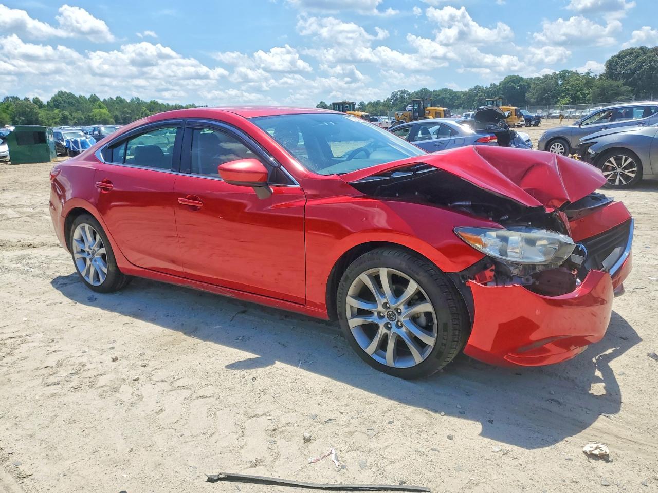 2015 Mazda 6 Touring Red vin: JM1GJ1V62F1170359