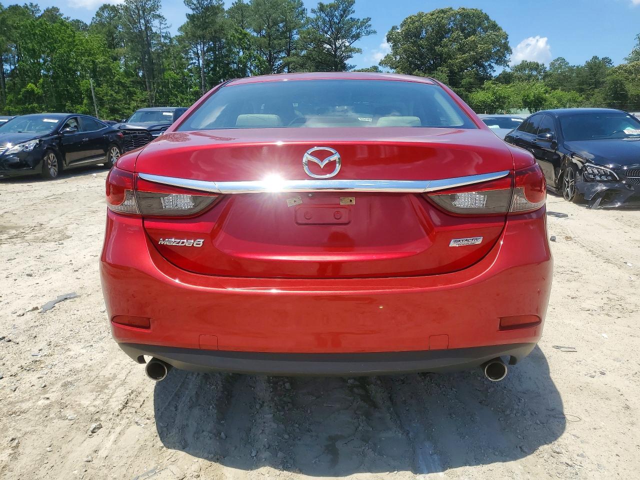 2015 Mazda 6 Touring Red vin: JM1GJ1V62F1170359