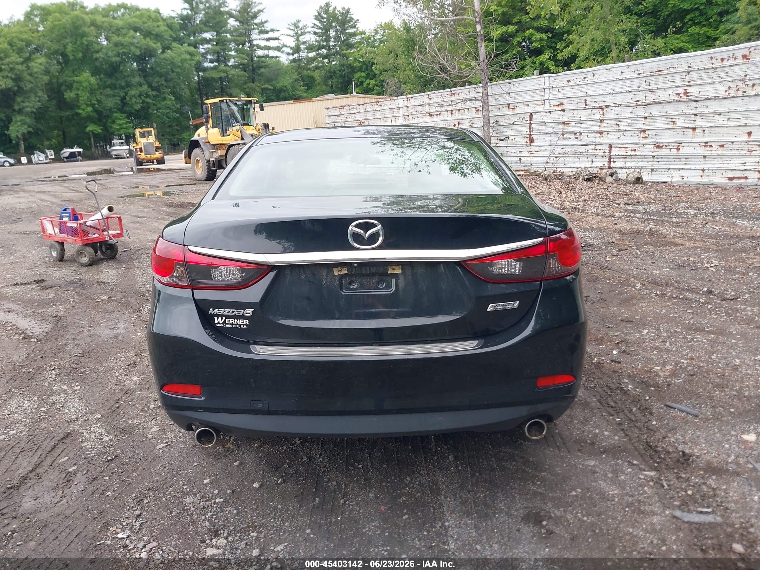 2015 Mazda Mazda6 I Touring Black vin: JM1GJ1V62F1173441