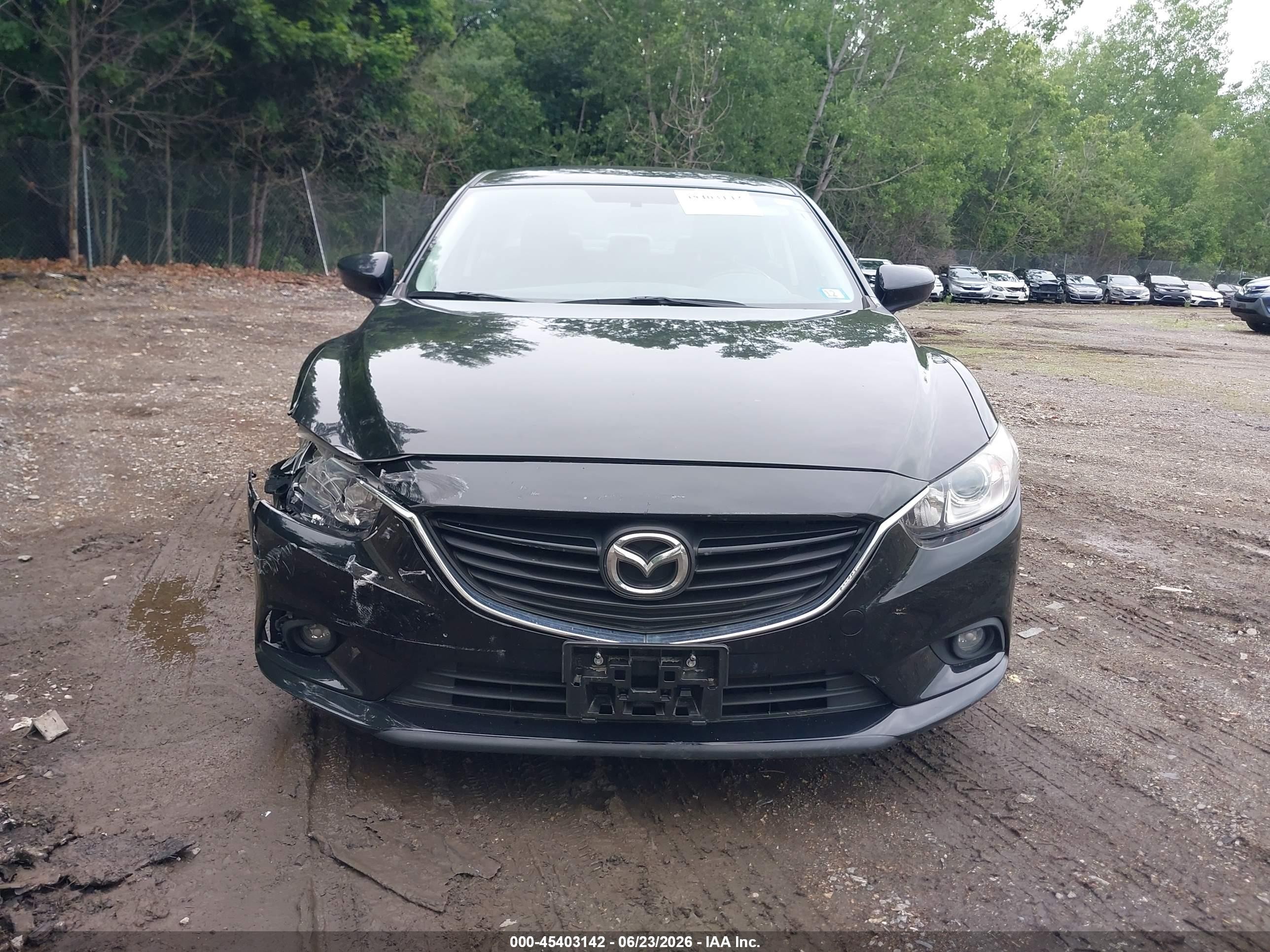 2015 Mazda Mazda6 I Touring Black vin: JM1GJ1V62F1173441