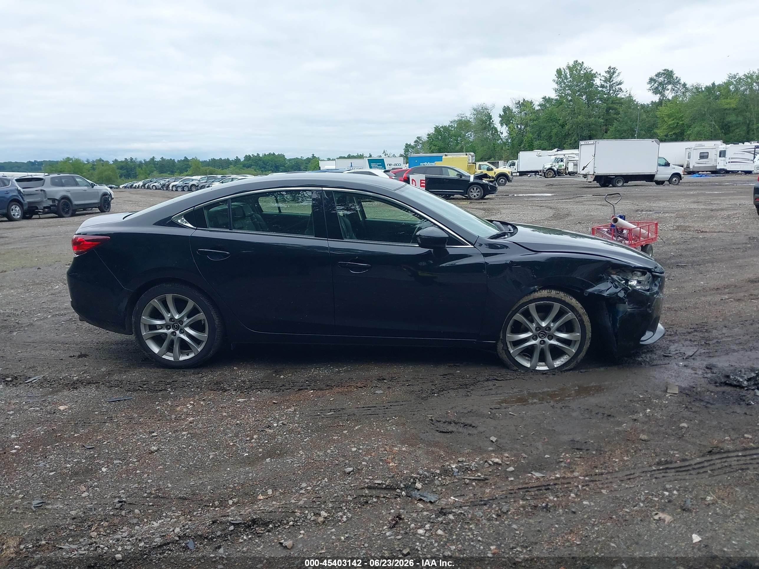 2015 Mazda Mazda6 I Touring Black vin: JM1GJ1V62F1173441
