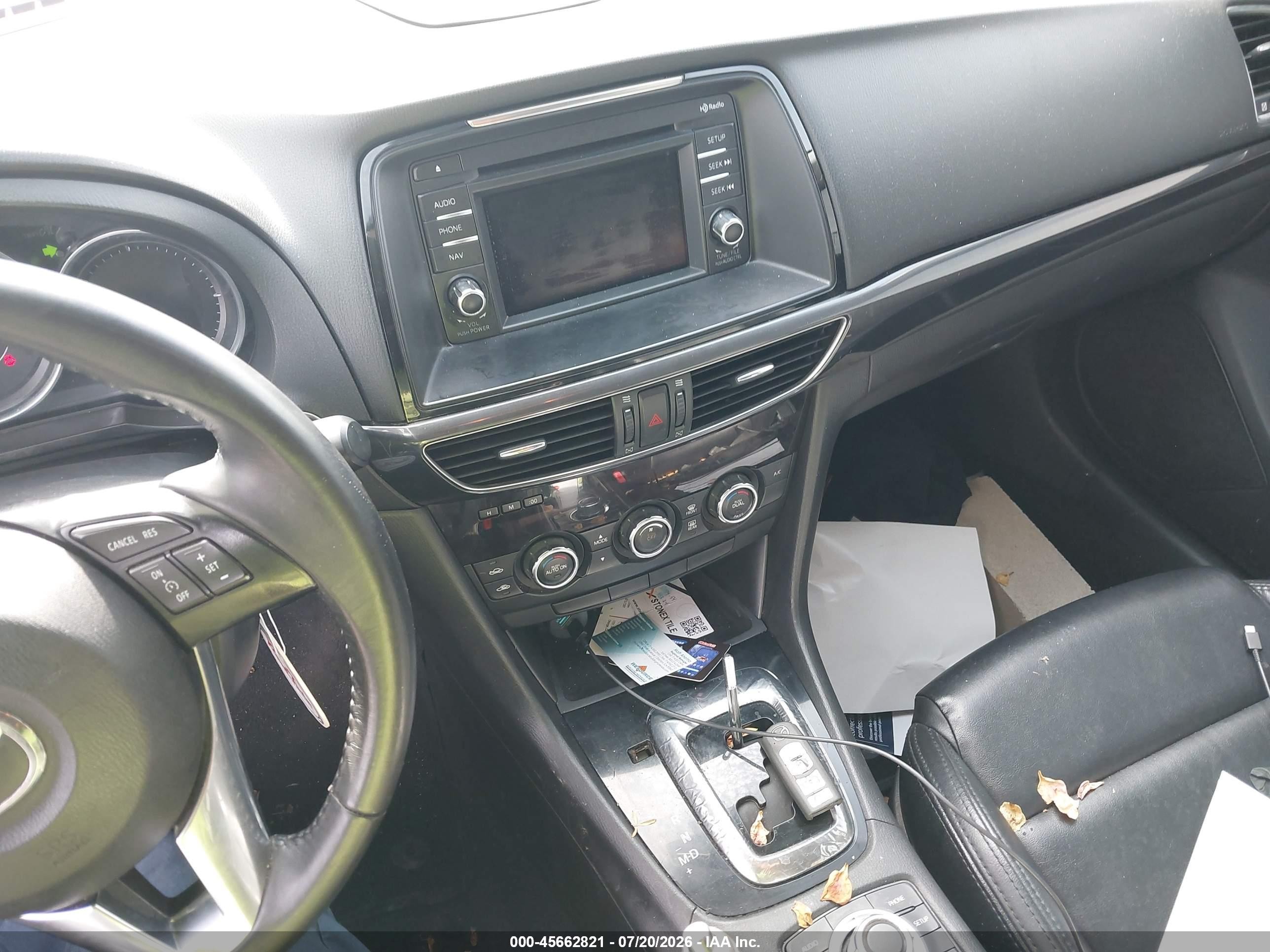 2014 Mazda Mazda6 I Touring Blue vin: JM1GJ1V63E1117314