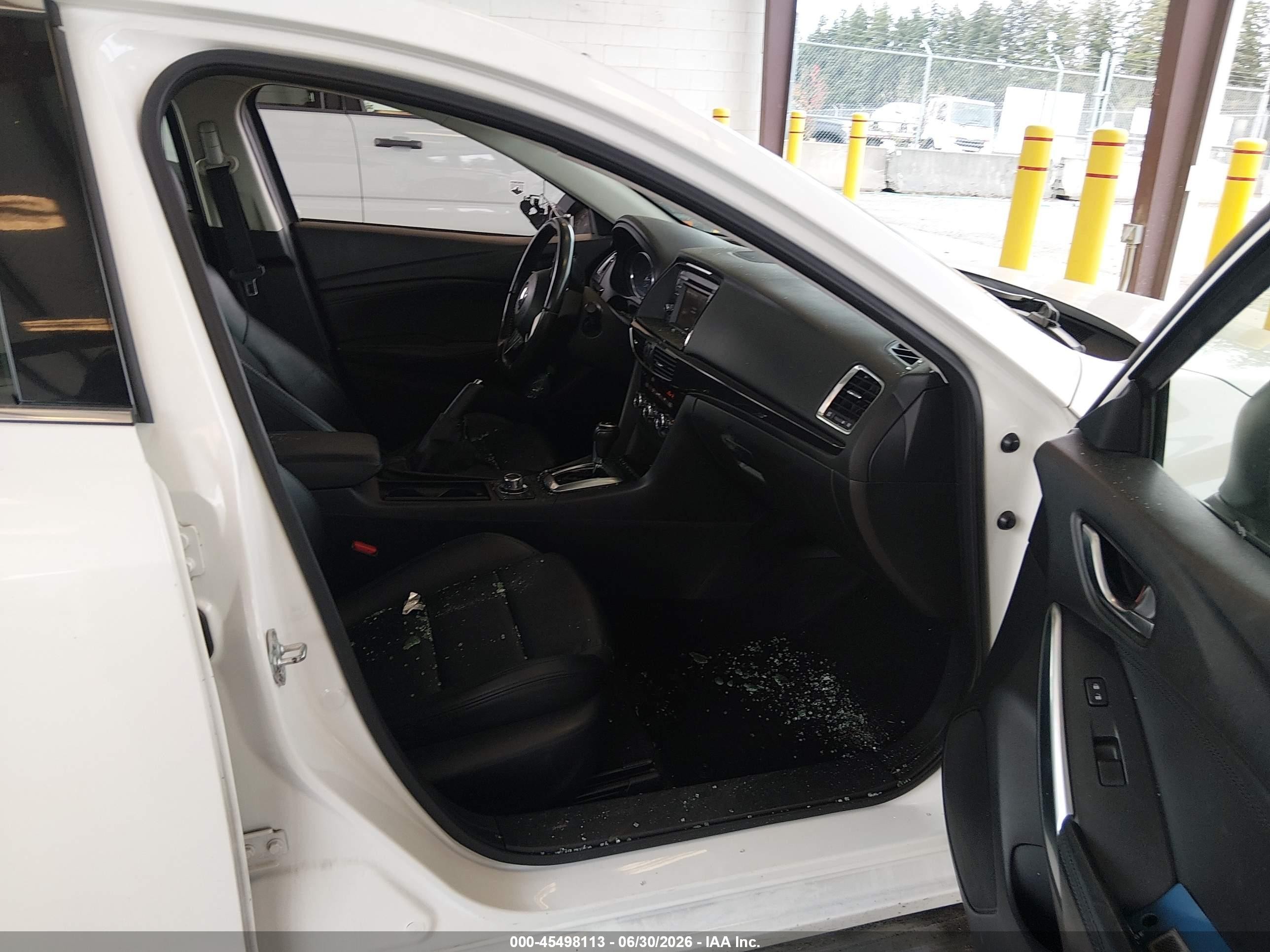 2014 Mazda Mazda6 I Touring White vin: JM1GJ1V63E1122769