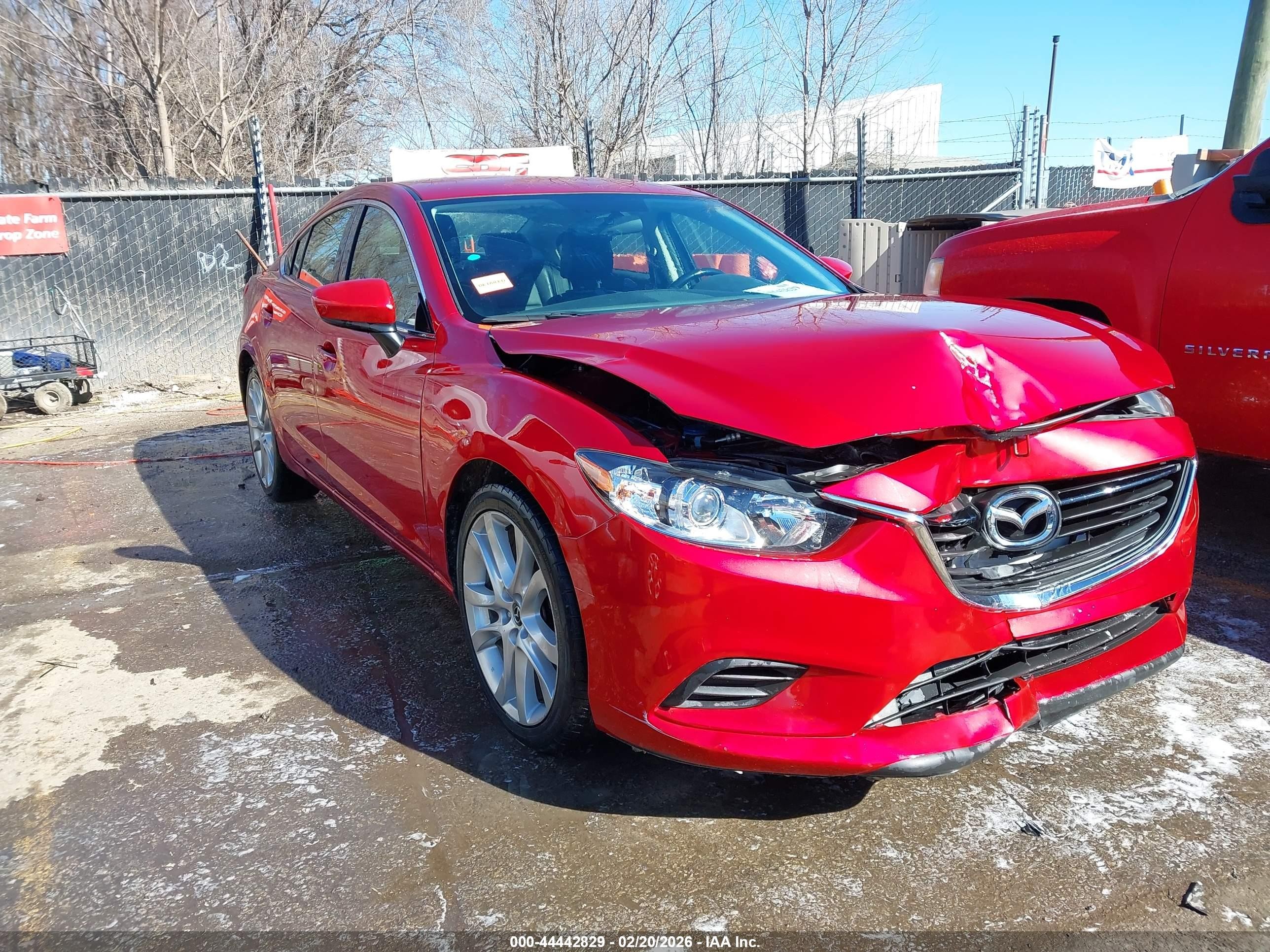 2014 Mazda Mazda6 I Touring Red vin: JM1GJ1V63E1161166
