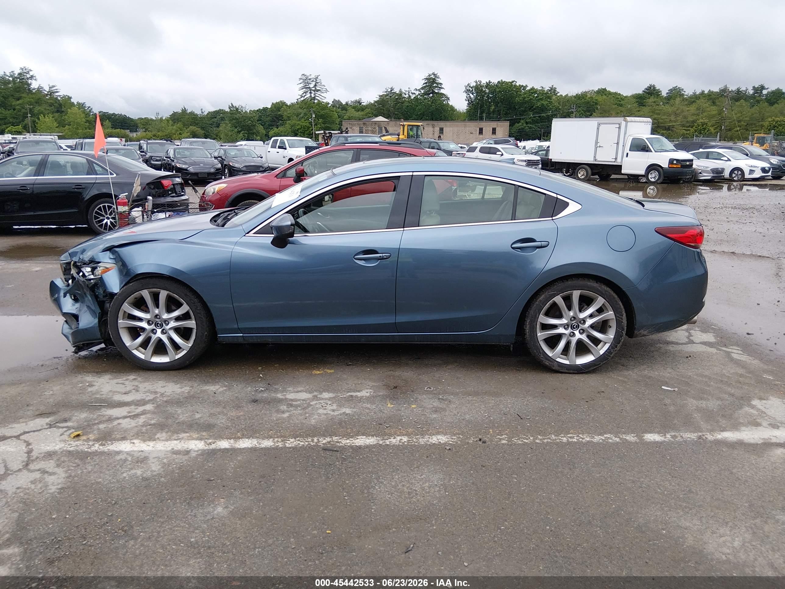 2015 Mazda Mazda6 I Touring Blue vin: JM1GJ1V63F1172654