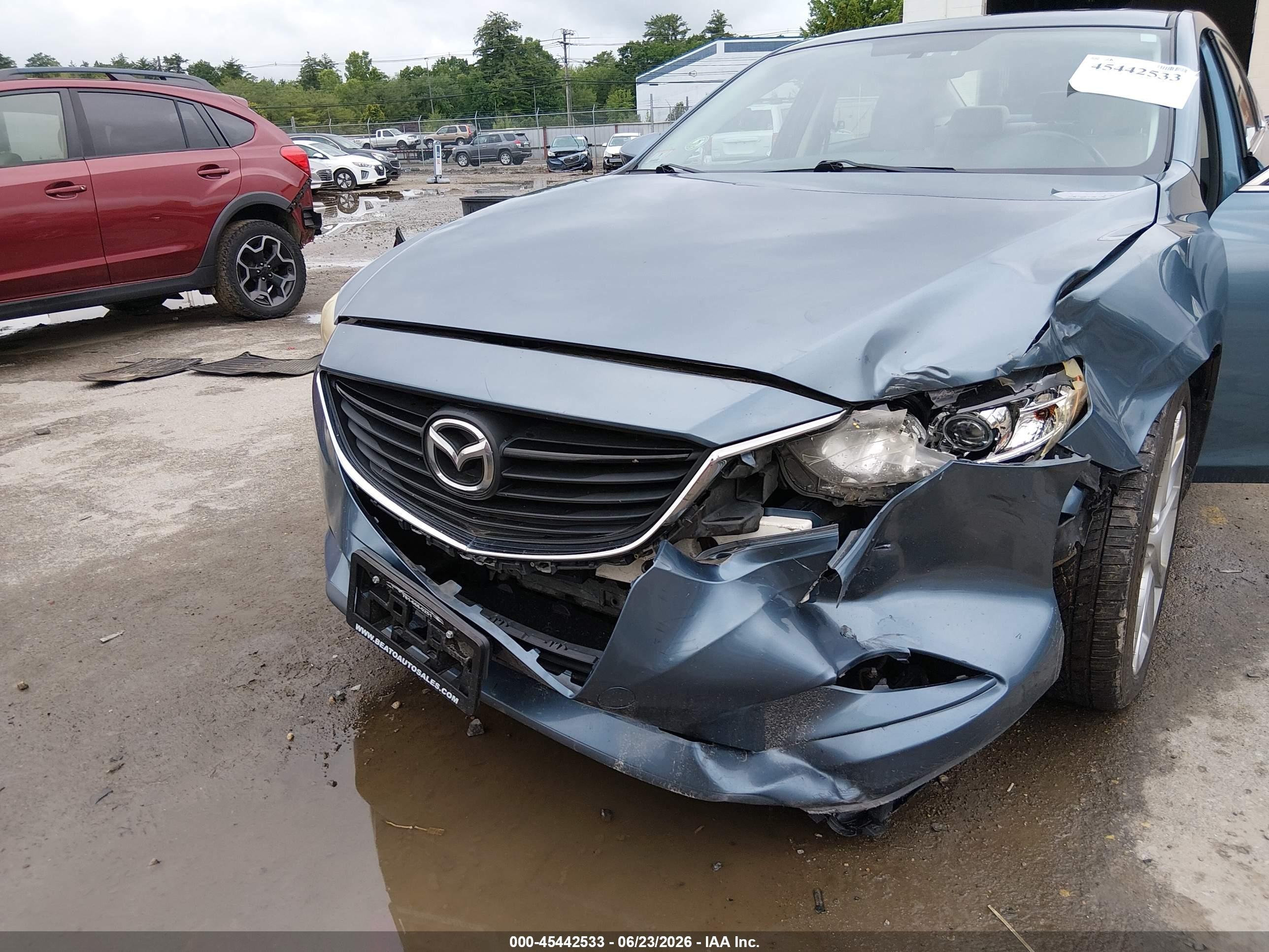 2015 Mazda Mazda6 I Touring Blue vin: JM1GJ1V63F1172654
