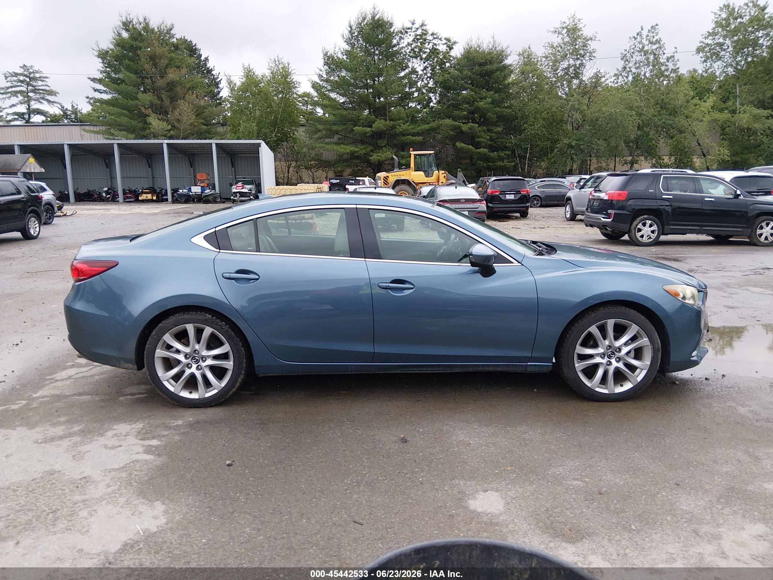 2015 Mazda Mazda6 I Touring Blue vin: JM1GJ1V63F1172654