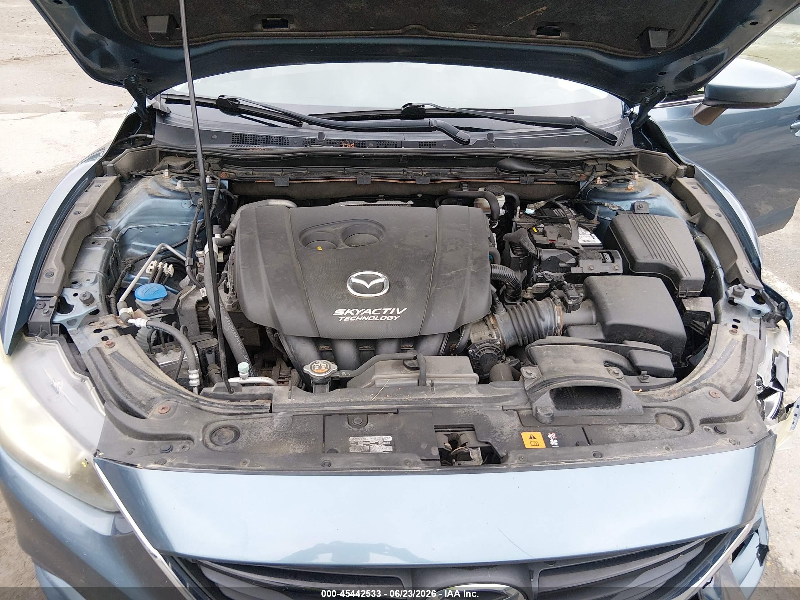 2015 Mazda Mazda6 I Touring Blue vin: JM1GJ1V63F1172654