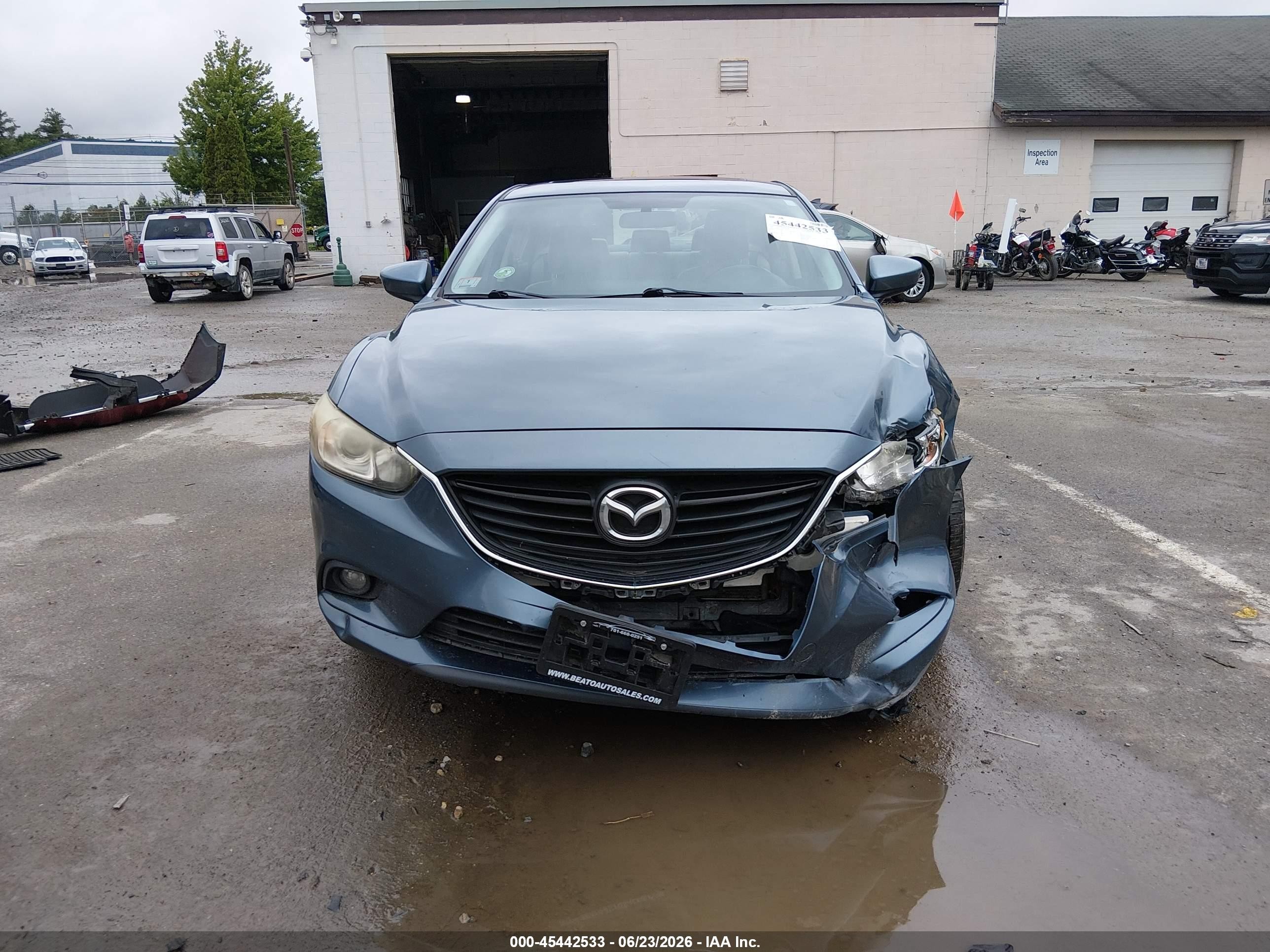 2015 Mazda Mazda6 I Touring Blue vin: JM1GJ1V63F1172654