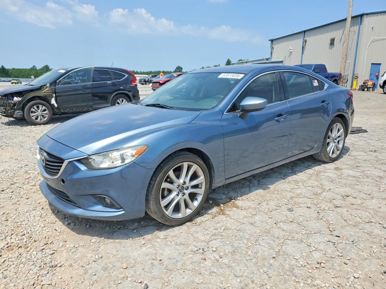 2015 Mazda 6 Touring Blue vin: JM1GJ1V63F1175845