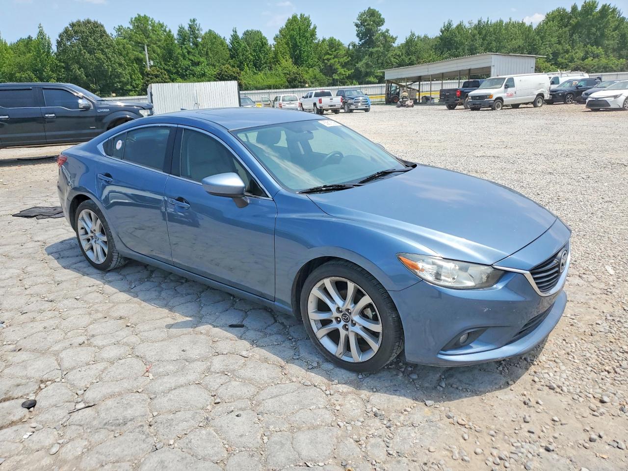 2015 Mazda 6 Touring Синий vin: JM1GJ1V63F1175845