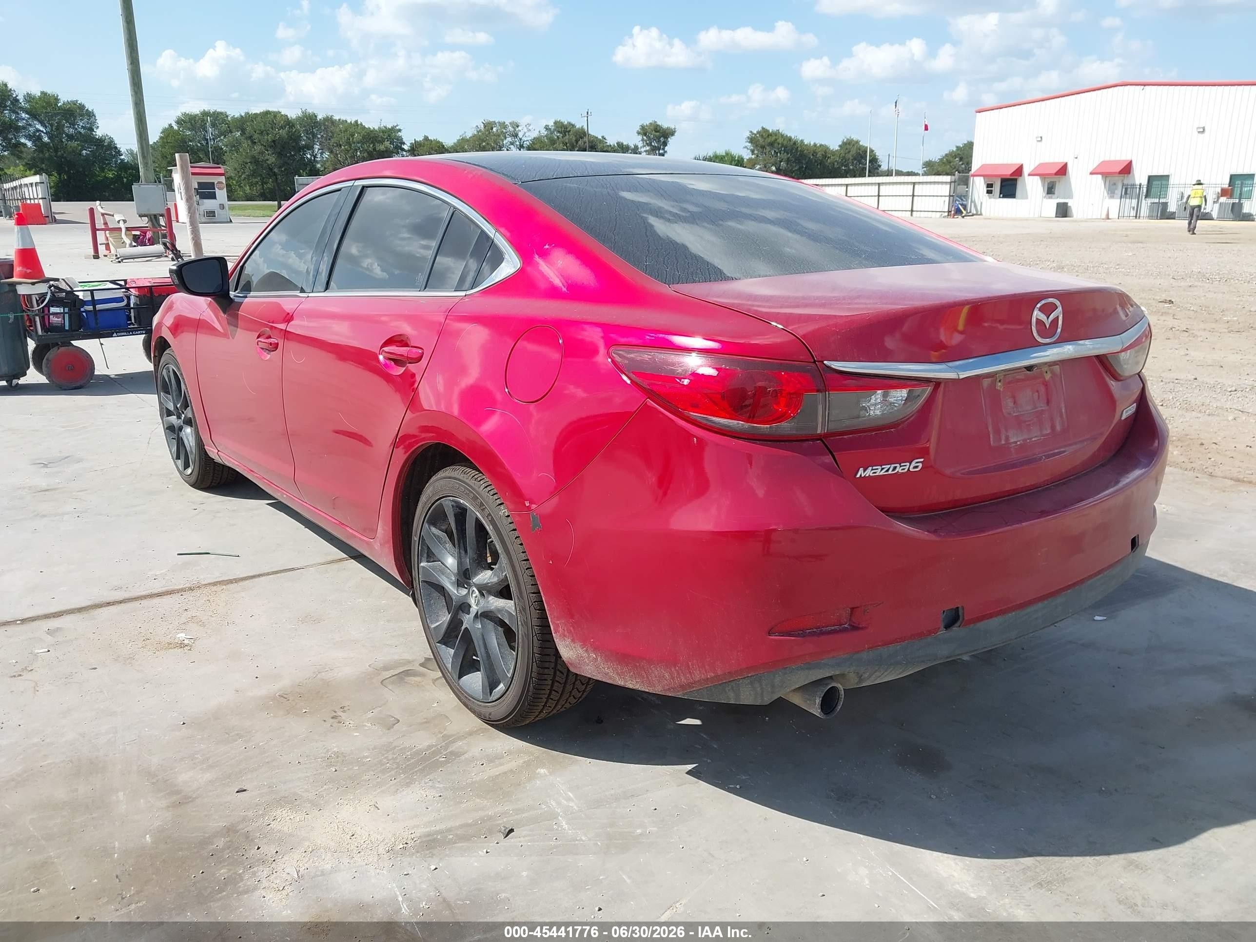 2014 Mazda Mazda6 I Touring Red vin: JM1GJ1V64E1118844